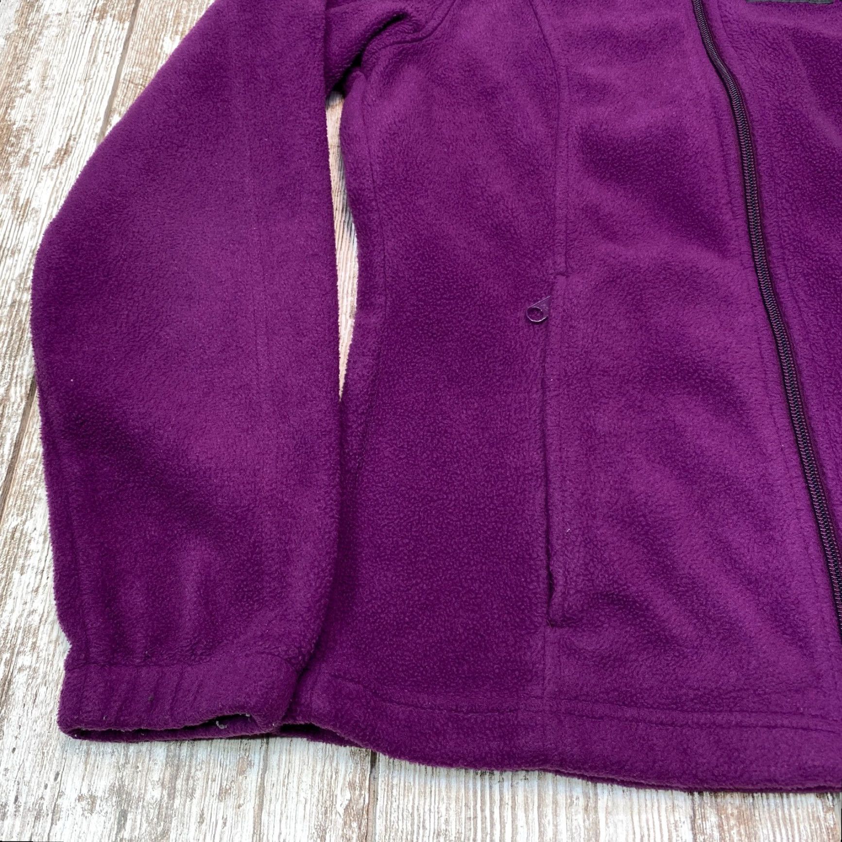 Vintage VINTAGE: No — discard. Columbia Jacket Womens XSmall Plum Fleece Full Zip Up Sweater Sweatshirt 7536 Size XS / US 0-2 / IT 36-38 - 3 Thumbnail