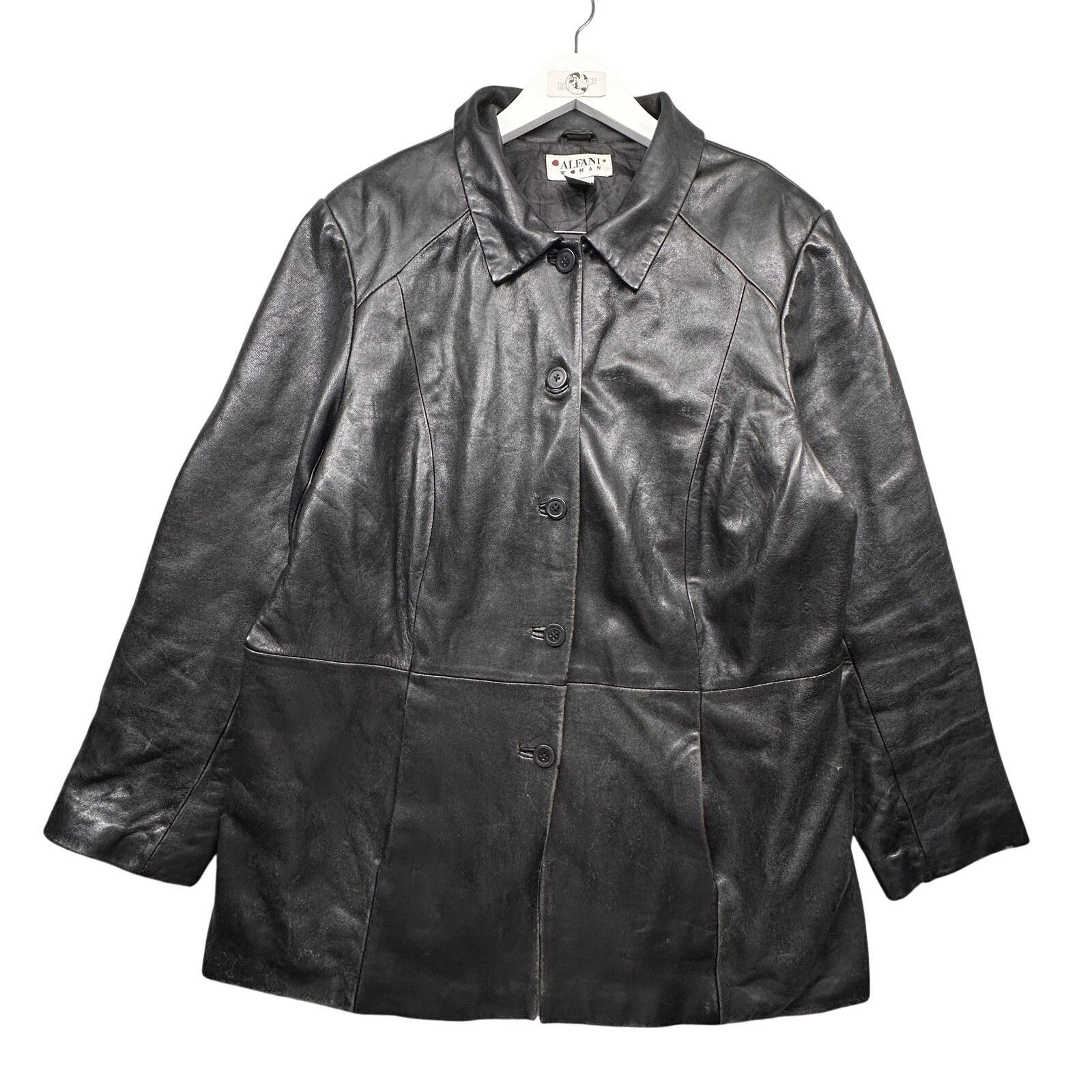 Alfani Vintage Alfani Woman Lamb Leather Coat Womens 2X Black Size XXL / US 16-18 / IT 52-54 - 1 Thumbnail