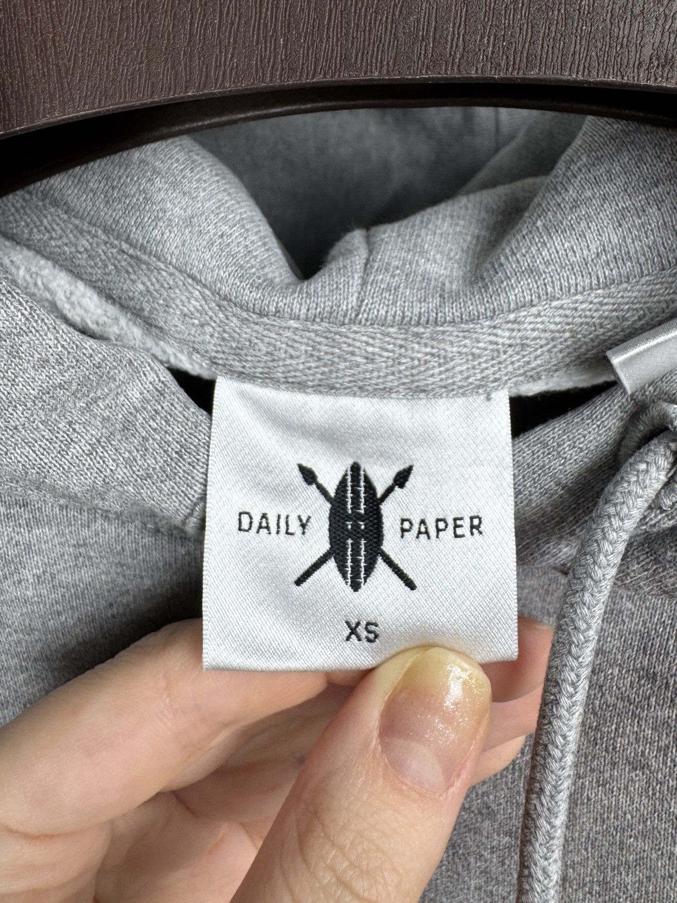 Daily Paper Daily Paper Captain Grey Sleeve logo Hoodie size XS Size US XS / EU 42 / 0 - 10 Thumbnail