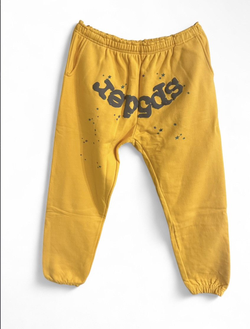 Sp5der Sp5der yellow OG sweats Size US 34 / EU 50 - 1 Thumbnail