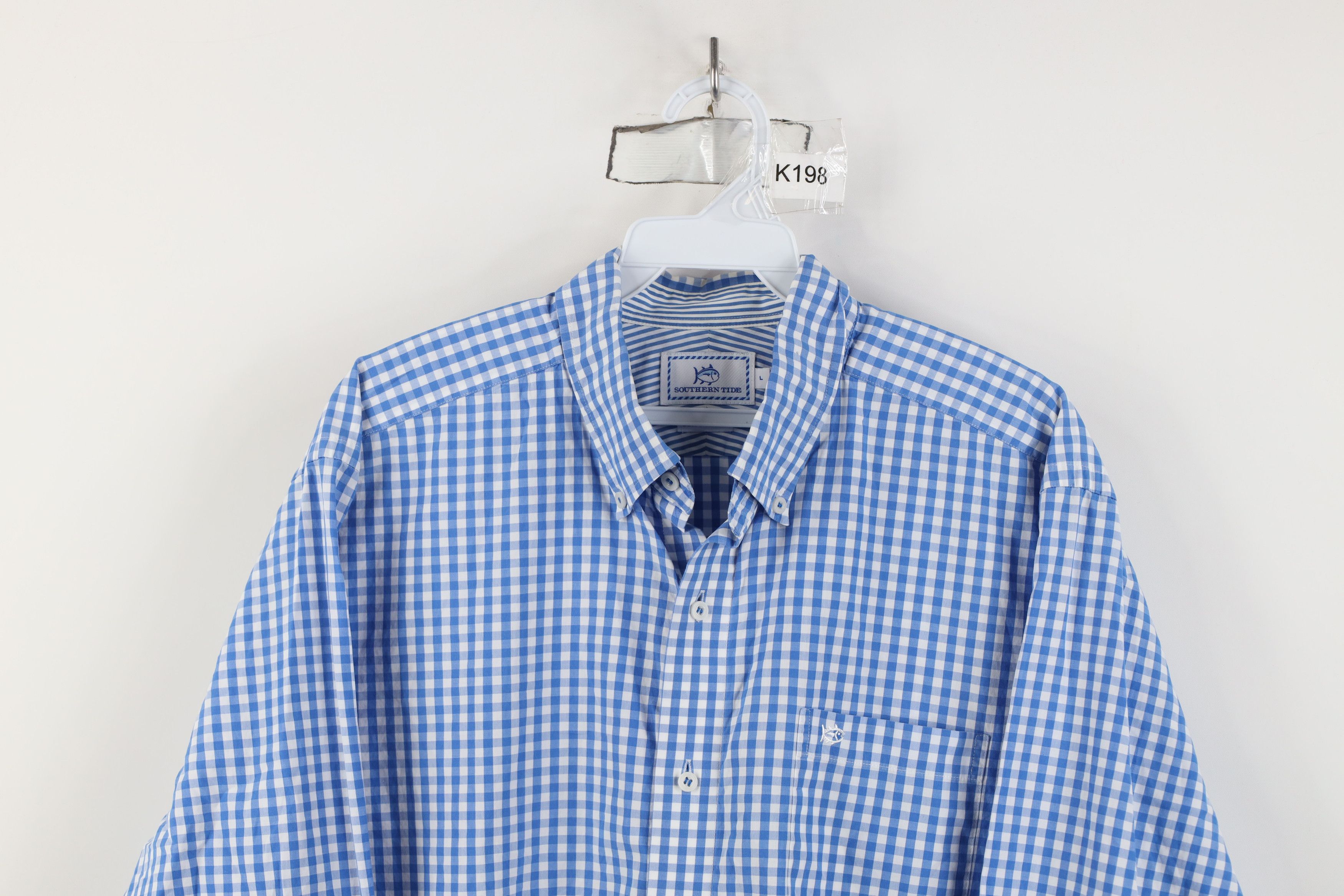 Southern Tide Southern Tide Fit Fish Logo Collared Button Down Shirt Plaid Size US L / EU 52-54 / 3 - 2 Thumbnail