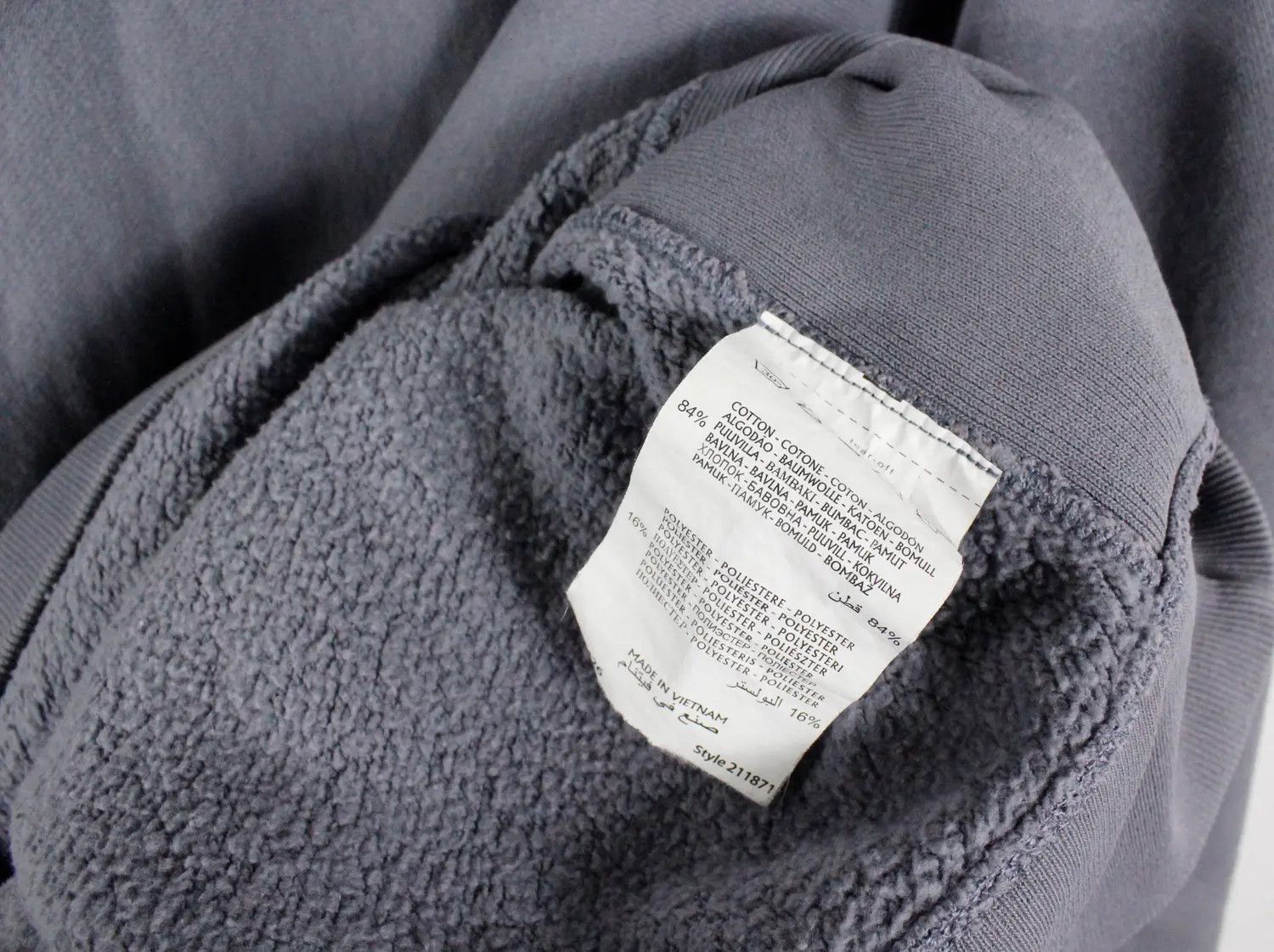 Champion × Vintage Champion Reverse Weave Logo Pale Grey Crew Sweatshirt XL Size US XL / EU 56 / 4 - 5 Thumbnail
