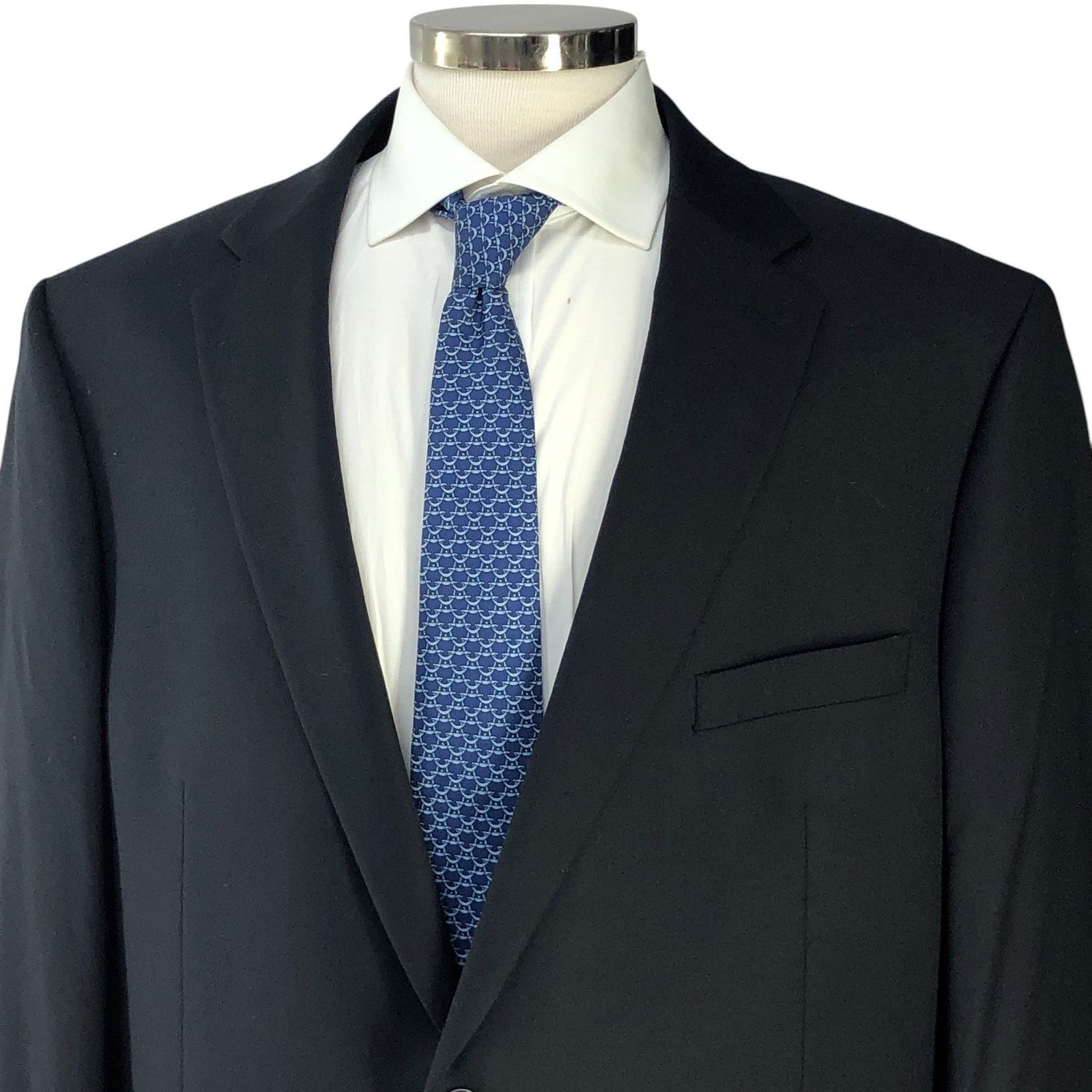 Hart Schaffner Marx Hart Schaffner Marx HSM Size 50R Blazer Blue Metal Buttons Size 50R - 2 Thumbnail