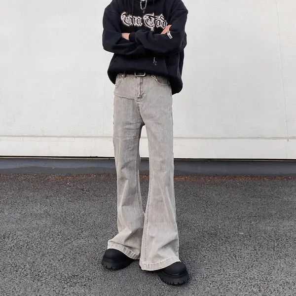 VIBE Gray Flared Jeans Size US 30 / EU 46 - 1 Thumbnail