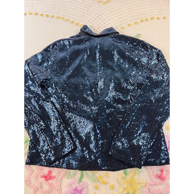 & Other Stories Colleen Lopez Dazzling Blue Jacket with Sparkle NWT L Size L / US 10 / IT 46 - 8 Thumbnail