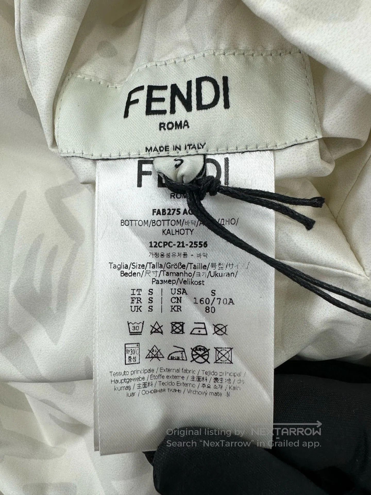 Fendi Fendi White All. Size 33" - 5 Thumbnail