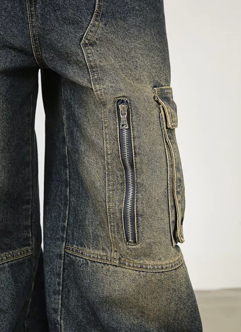 Other Washed Retro Rusty Fade Light Cargo Pants Jeans y2k Size US 32 / EU 48 - 7 Thumbnail