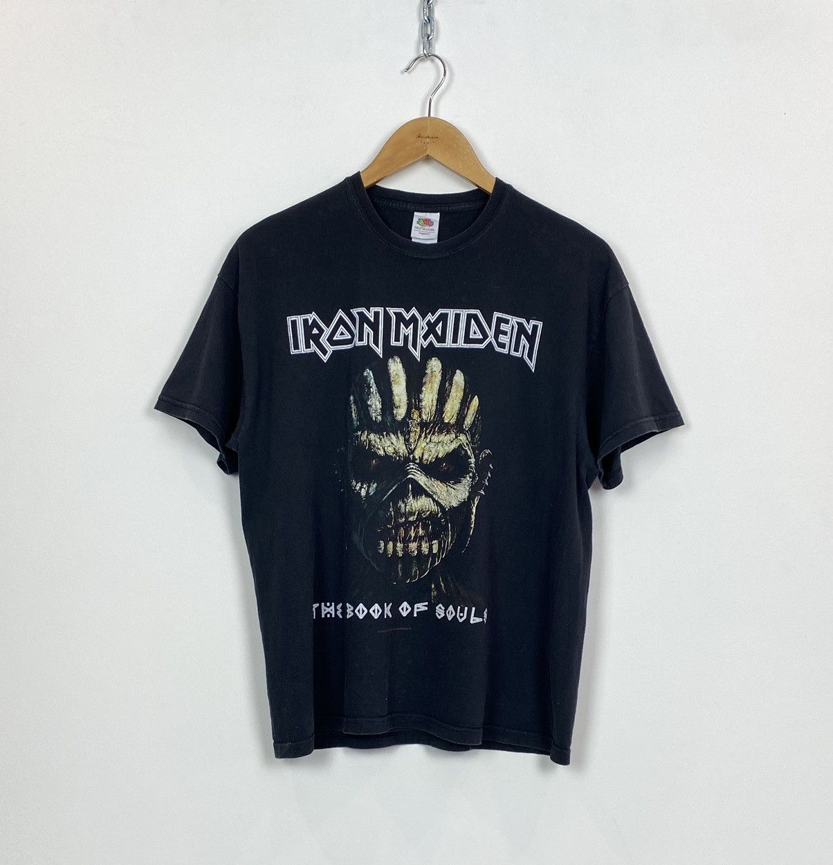 Iron Maiden Iron Maiden The Book Of Souls Tour T Shirt Big Logo Sz Large Size US L / EU 52-54 / 3 - 1 Thumbnail