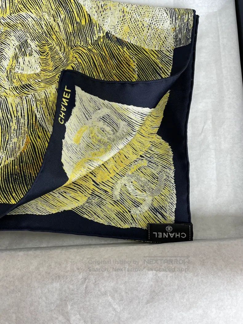 Chanel Chanel Silk scarf Size ONE SIZE - 3 Thumbnail