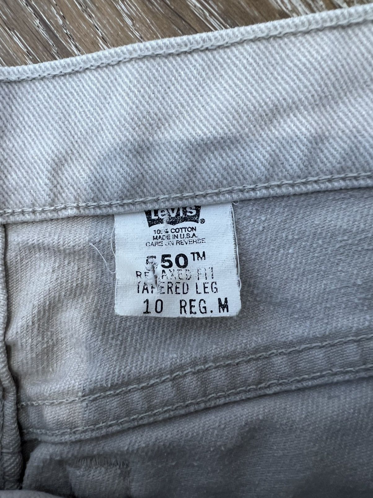 Levi's Vintage levis 550 jeans black tabs Size 28" / US 6 / IT 42 - 4 Thumbnail