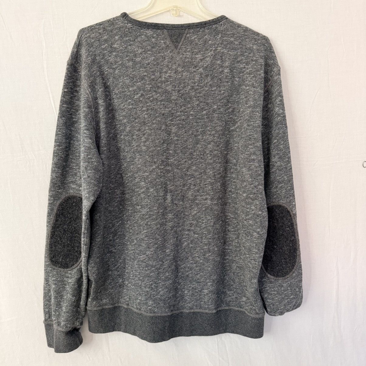 Barbour Barbour Beacon Crewneck Sweatshirt Gray Nep XL Elbow Patch Size US XL / EU 56 / 4 - 4 Thumbnail