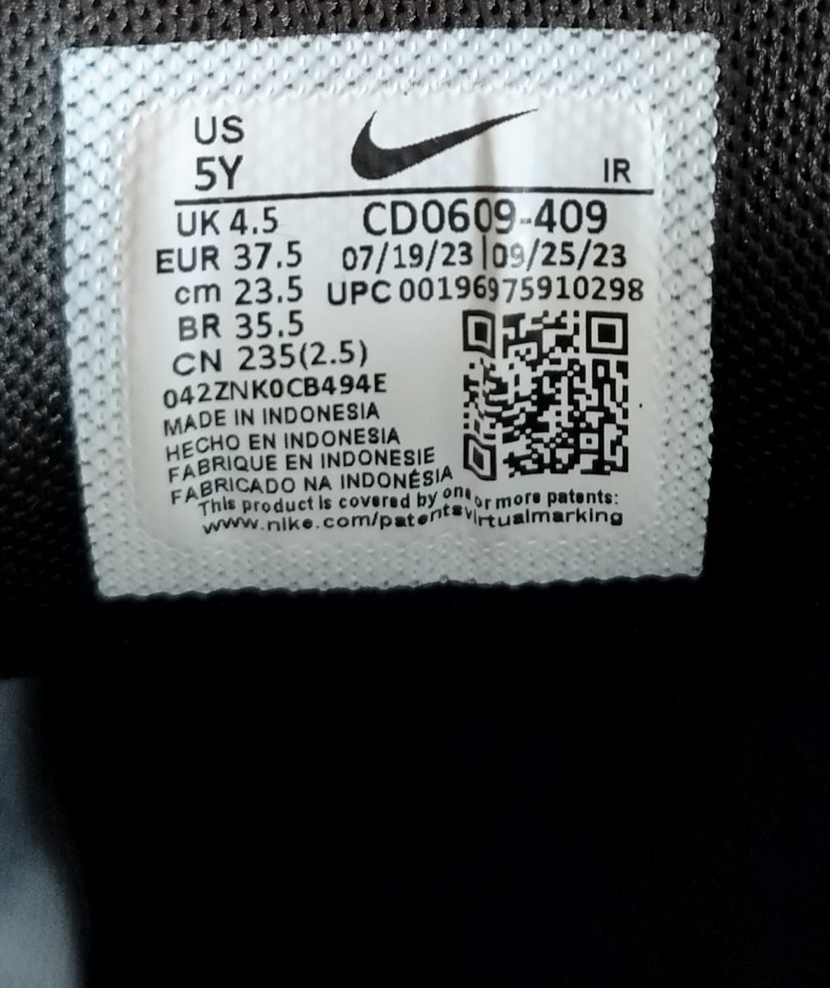 Nike Nike Air Max Plus Thunder Blue Photo Blue (GS) CD0609-409 Size US 6.5 / IT 36.5 - 8 Thumbnail