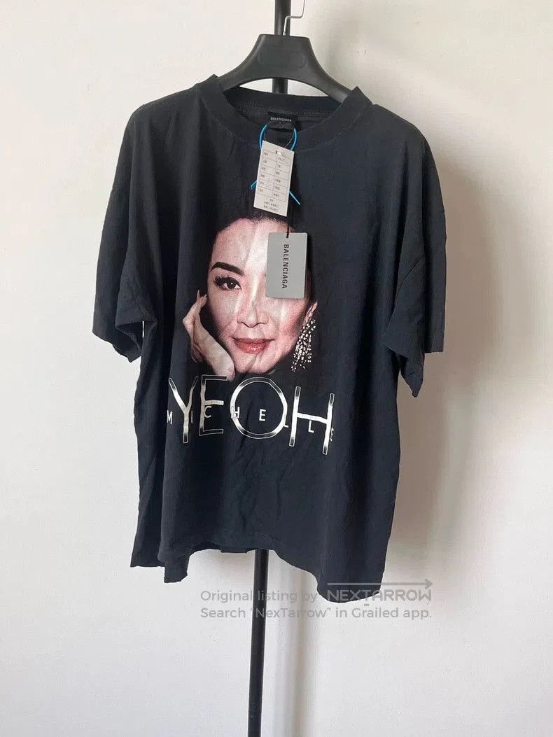 Balenciaga Balenciaga Fanclub Michelle Yeoh T-shirt. Size US XL / EU 56 / 4 - 1 Thumbnail