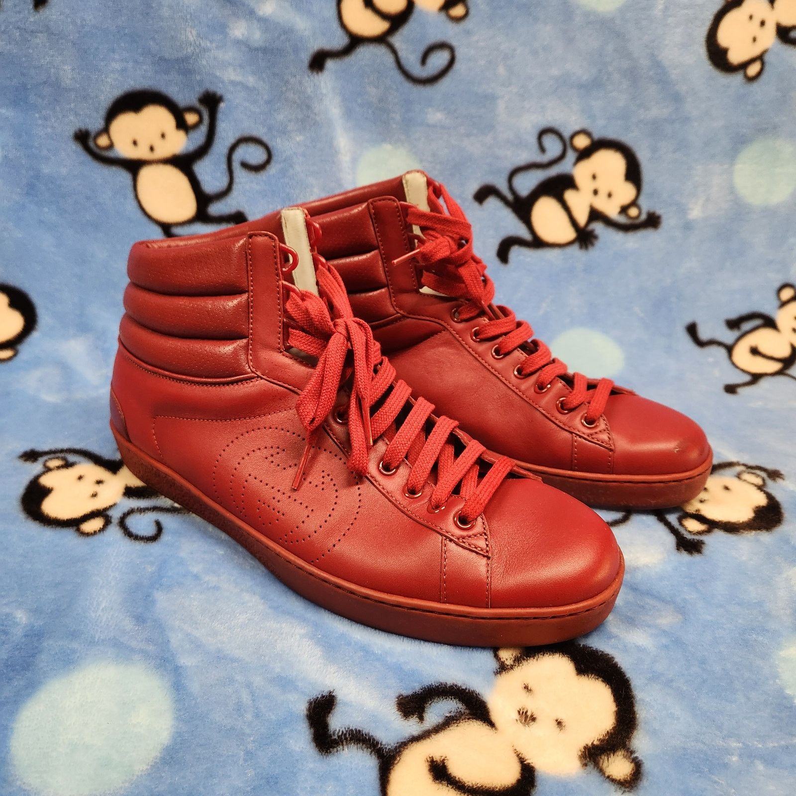 Red gucci ace sneakers deals