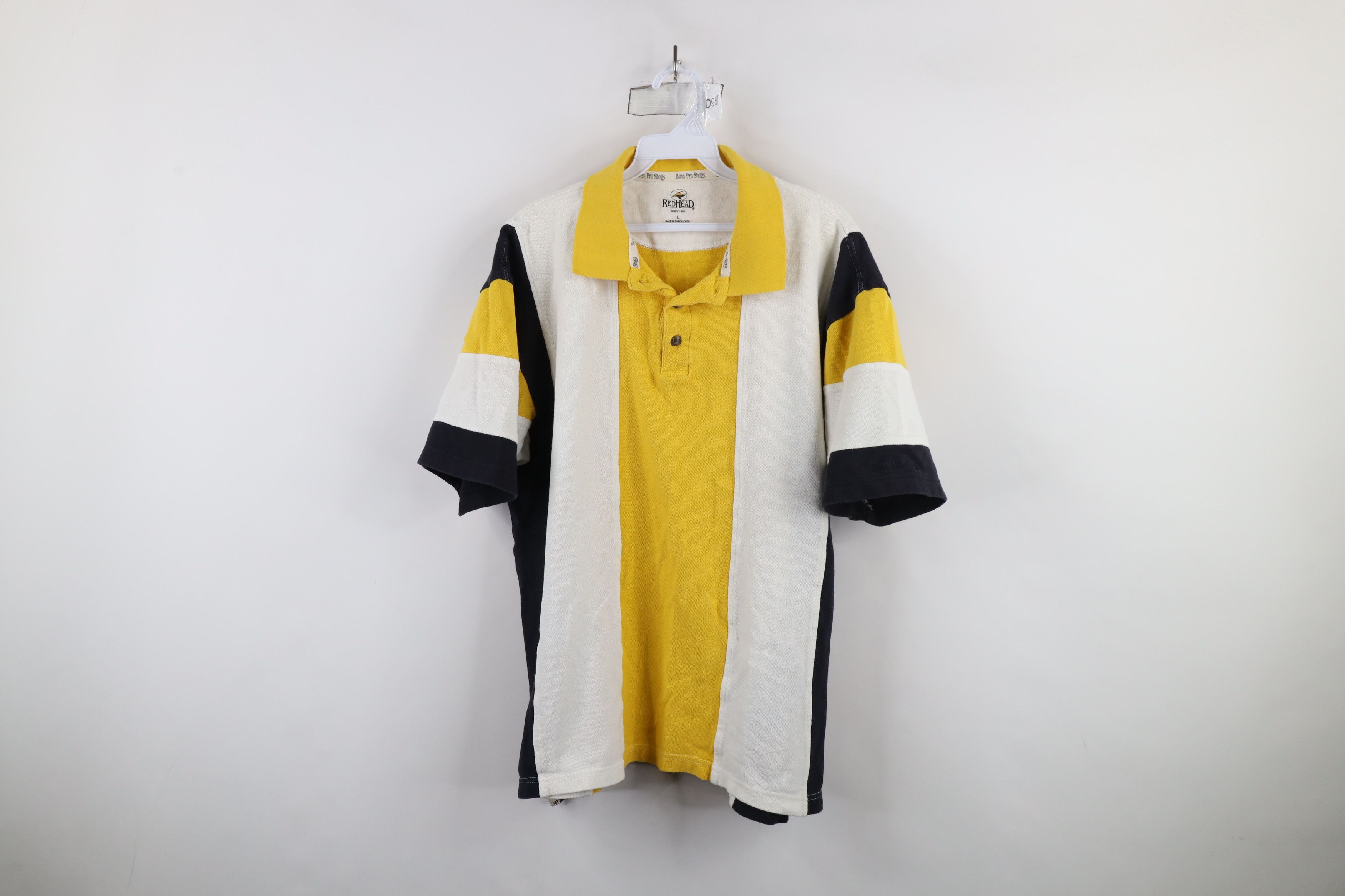 Vintage Vintage 90s Y2K Streetwear Block Collared Golf Polo Shirt Size US L / EU 52-54 / 3 - 1 Thumbnail