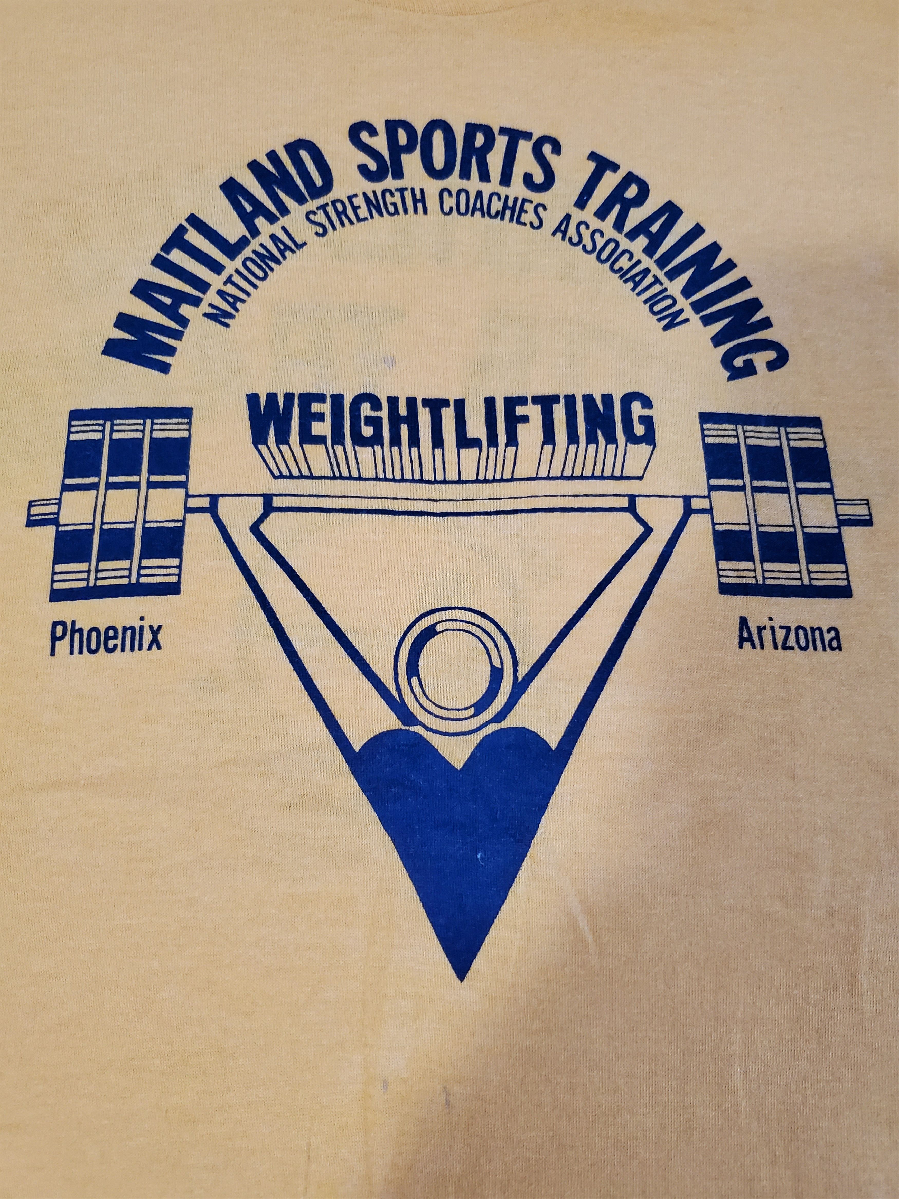 Vintage Vintage weightlifting stregnth training nsca arizona Size US S / EU 44-46 / 1 - 2 Thumbnail
