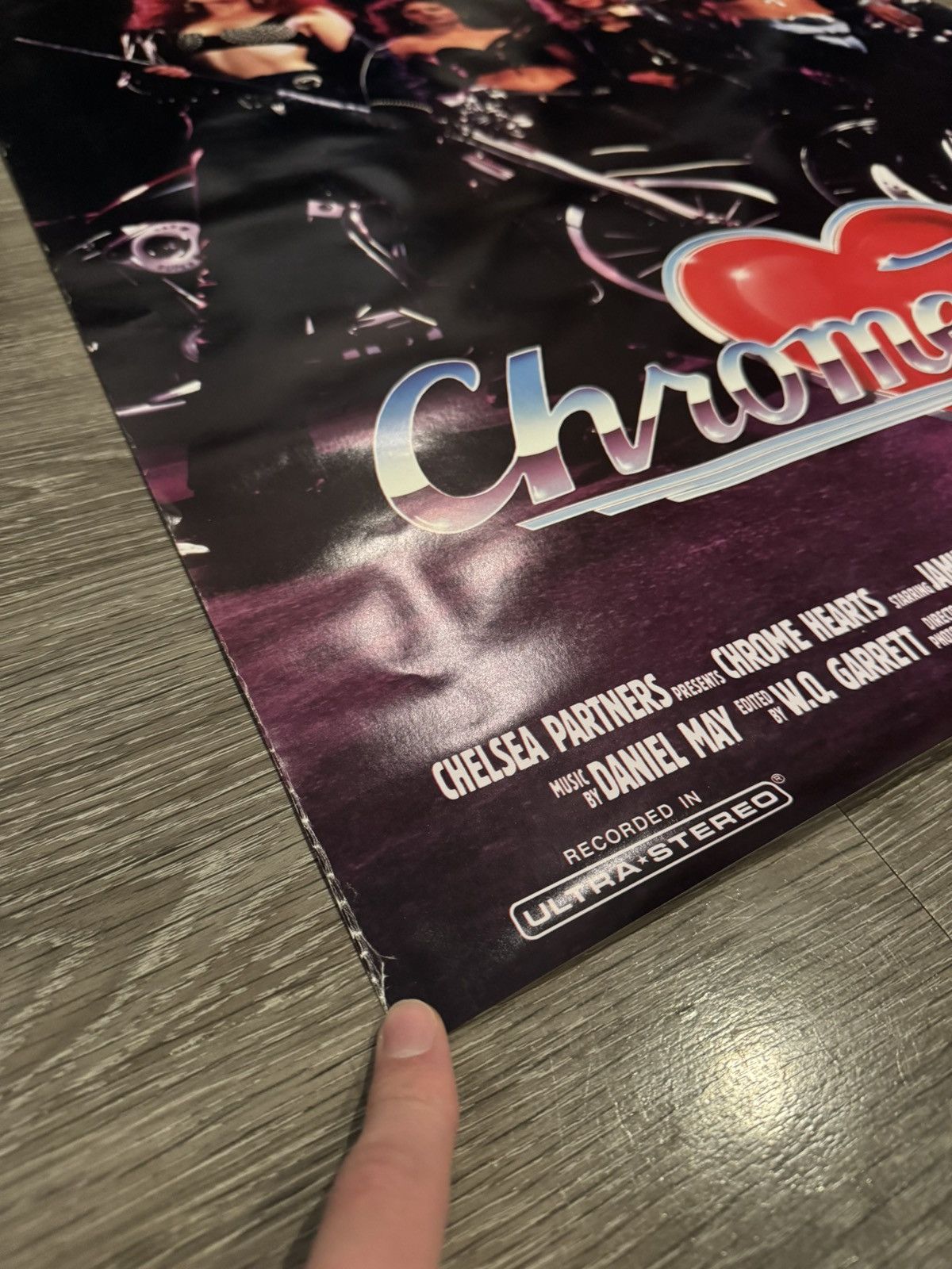 Chrome Hearts Chrome Hearts 1989 Working Title Original Theater Poster Art Size ONE SIZE - 3 Thumbnail