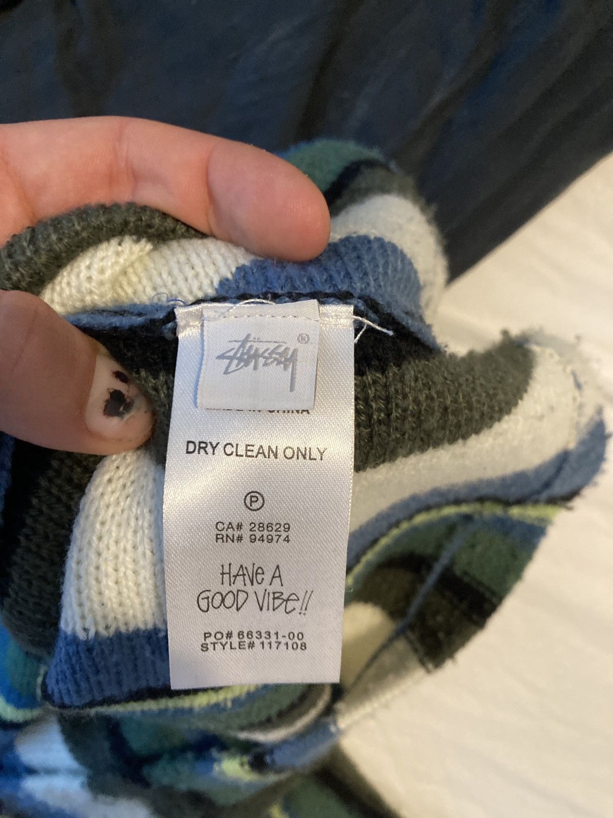Stussy Stüssy Vertical Striped Knit Crew Size US M / EU 48-50 / 2 - 5 Thumbnail