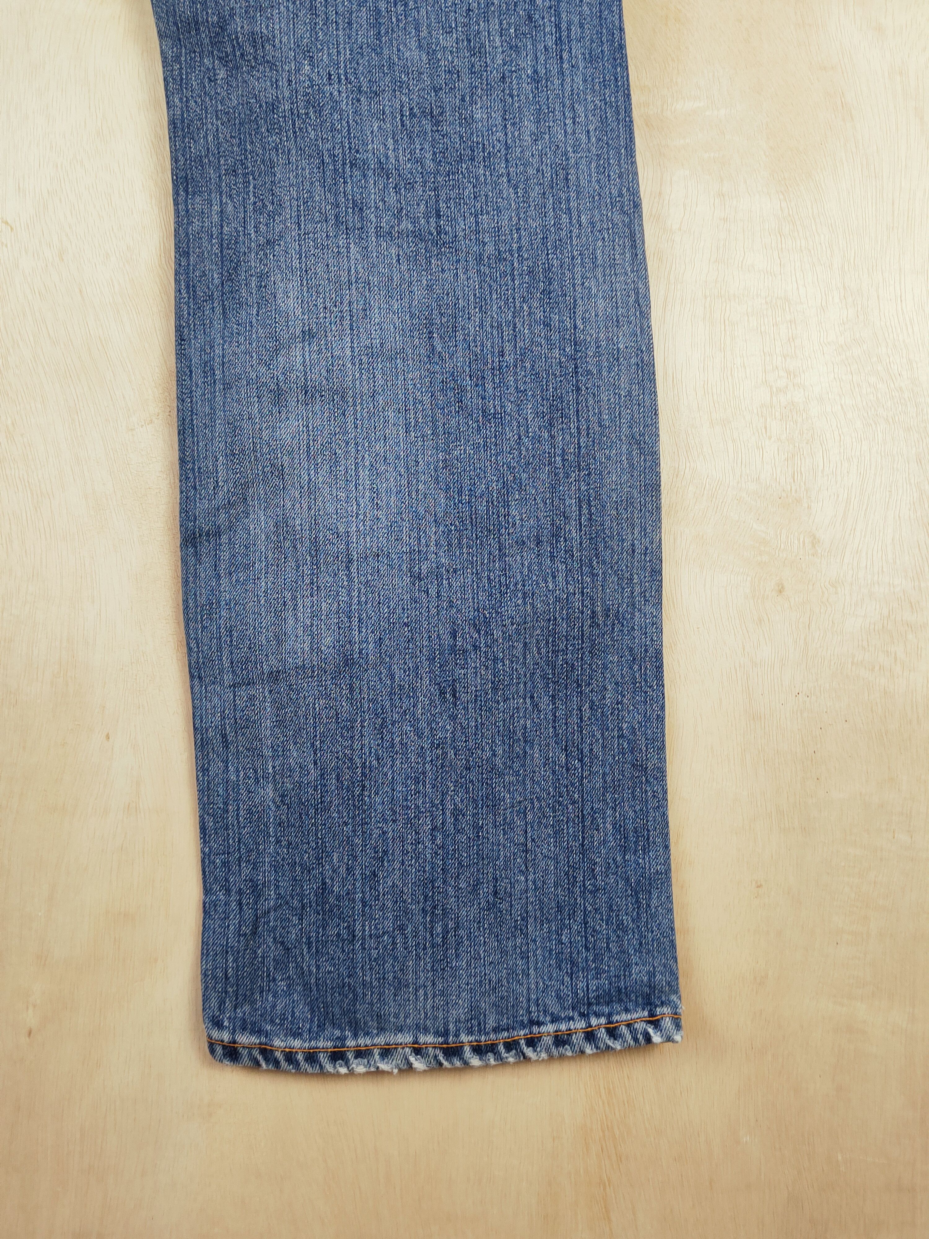 Japanese Brand Nudie Jeans Blue Distressed Ripped Jeans #S2667 Size US 34 / EU 50 - 14 Thumbnail