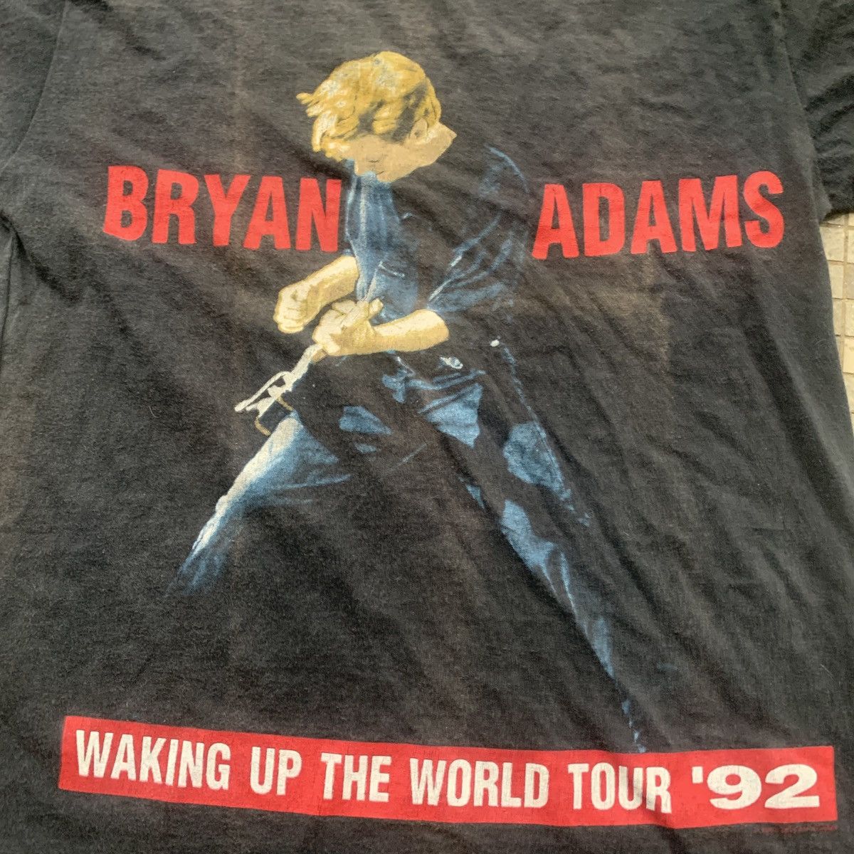 Band Tees × Vintage VTG 90s 1992 BRYAN ADAMS WAKING UP THE WORLD TOUR Size US S / EU 44-46 / 1 - 4 Thumbnail