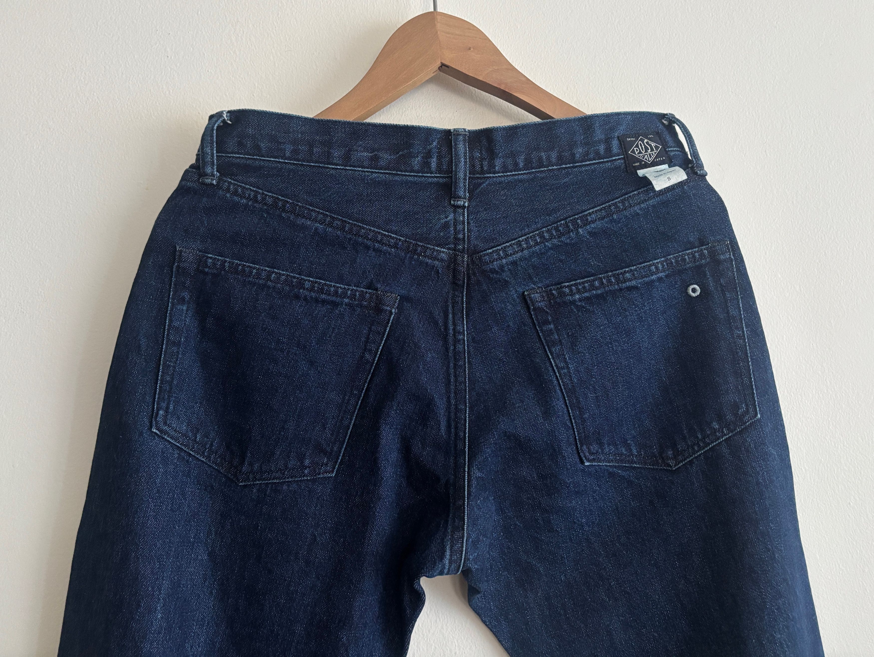 Post Overalls $350 Indigo Denim Pants/ Jeans- Small/ 28- 29x30 Size US 28 / EU 44 - 7 Thumbnail