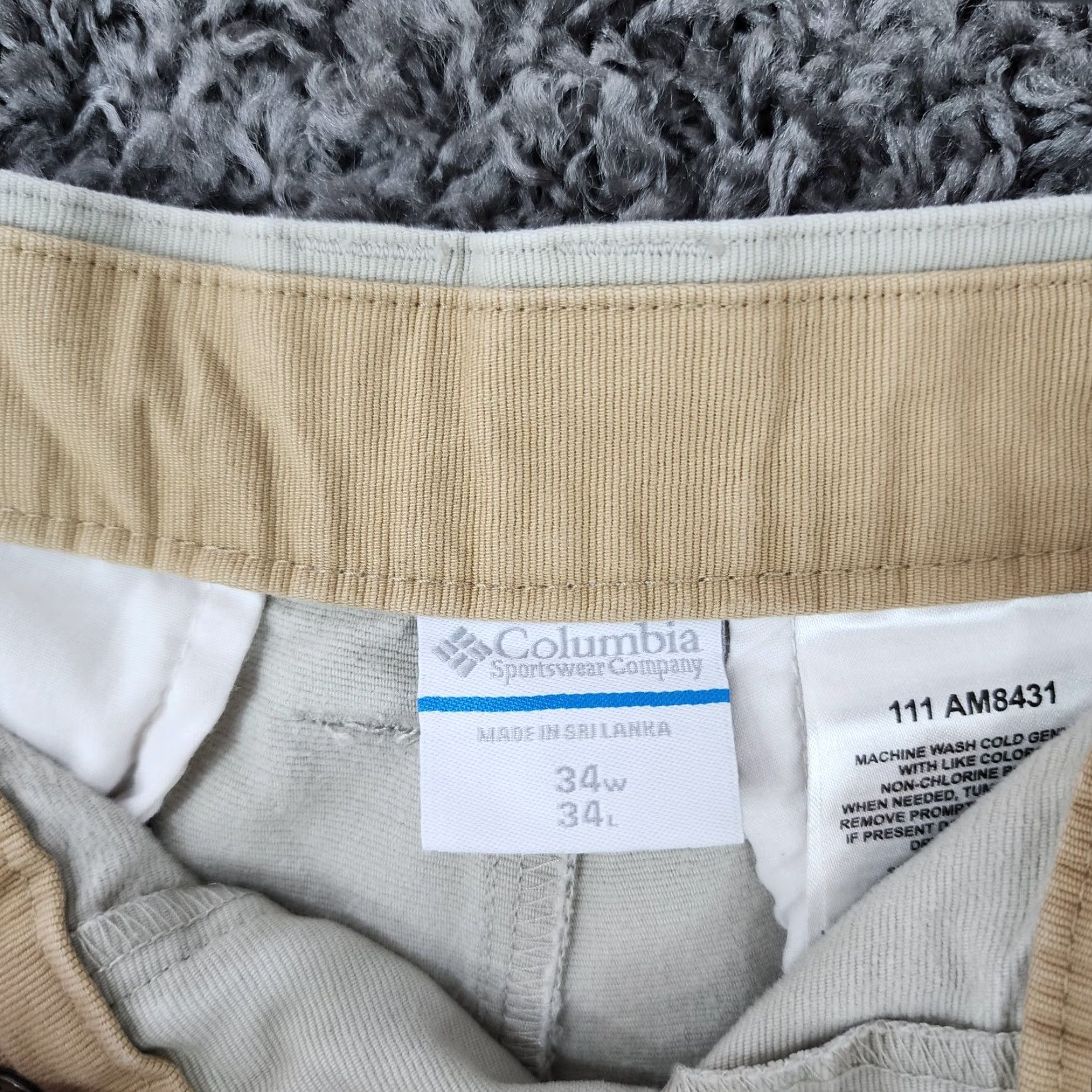 Vintage Columbia Pants Men Beige Outdoor Straight 34x33 Chino Casual Outdoors Mens Size US 34 / EU 50 - 3 Thumbnail