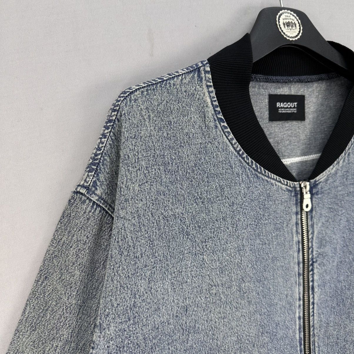 Japanese Brand Bomber Jacket With Big Patch Power of Words Size US L / EU 52-54 / 3 - 2 Thumbnail