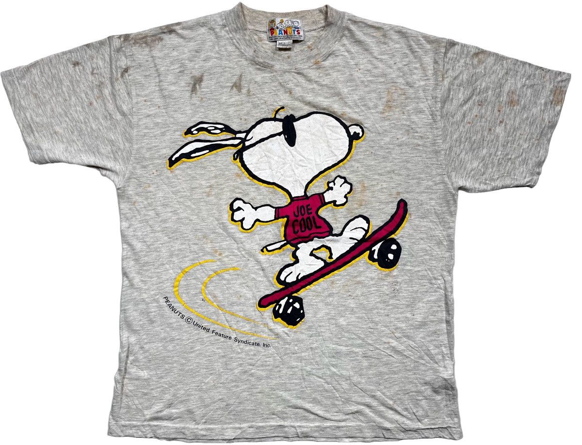 Cartoon Network × Snoop Dogg × Vintage Vintage 90s Snoopy Peanuts Joe Cool Skateboard Blend Cotton Size US L / EU 52-54 / 3 - 1 Thumbnail