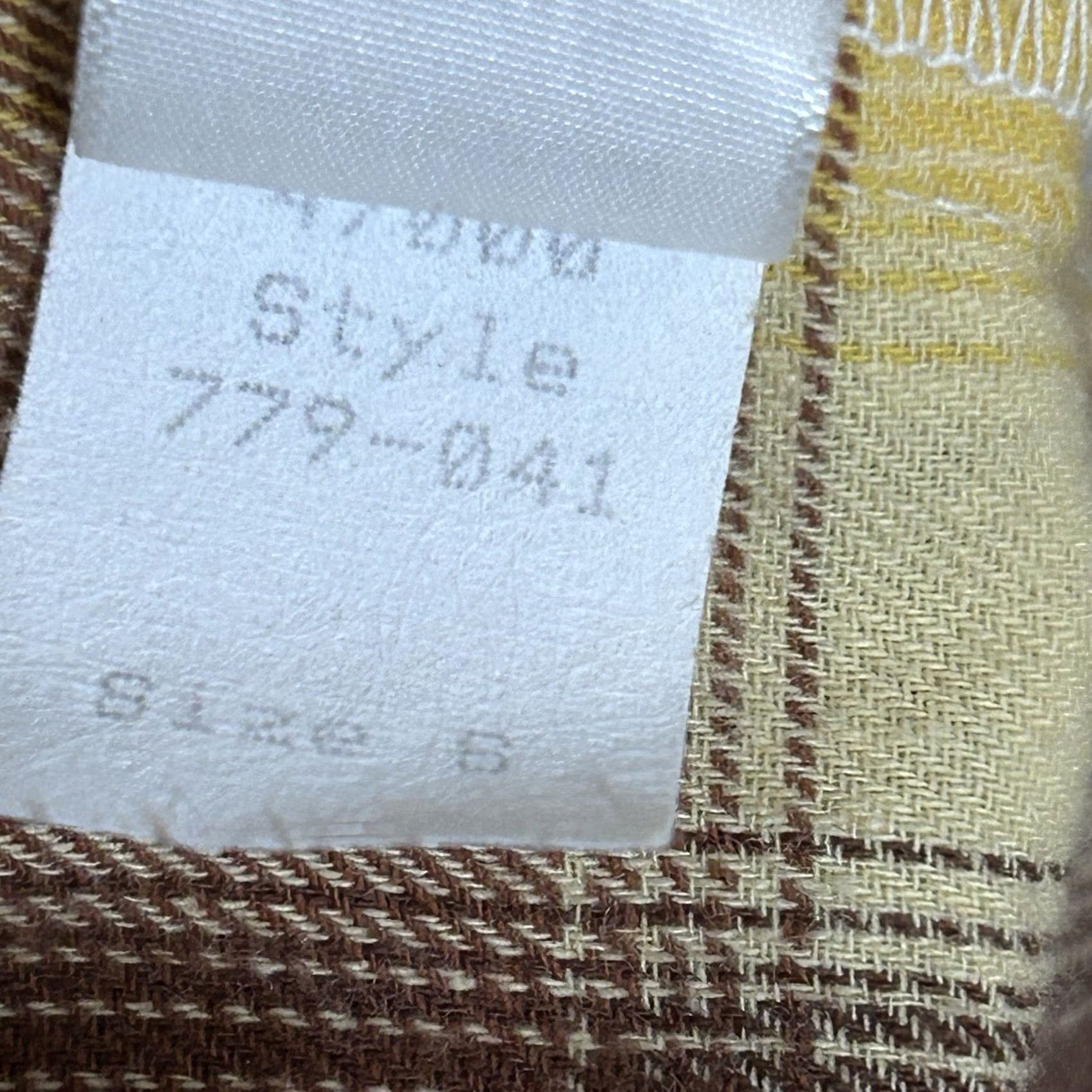 Vintage VINTAGE CP Shades Button-Down Tunic Plaid Shirt Band Collar Women’s Small Size S / US 4 / IT 40 - 6 Thumbnail