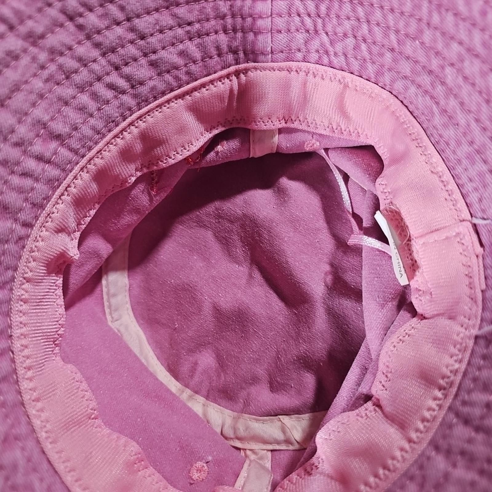 The Unbranded Brand Pink Bucket Hat Size ONE SIZE - 5 Thumbnail