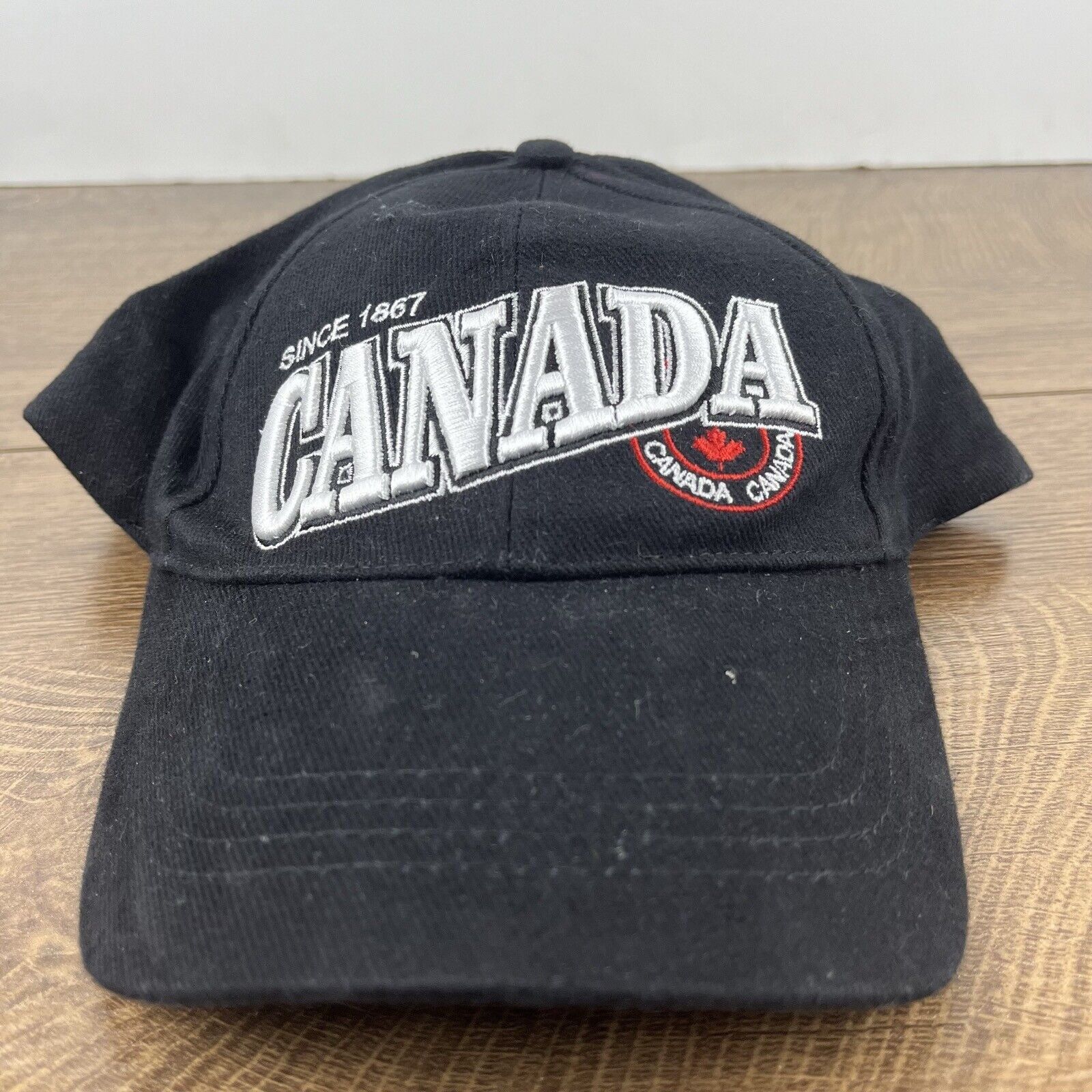 Other Canada 1667 Hat Canada Black Cap Hat Adjustable Hat Black Ad Size ONE SIZE - 3 Thumbnail
