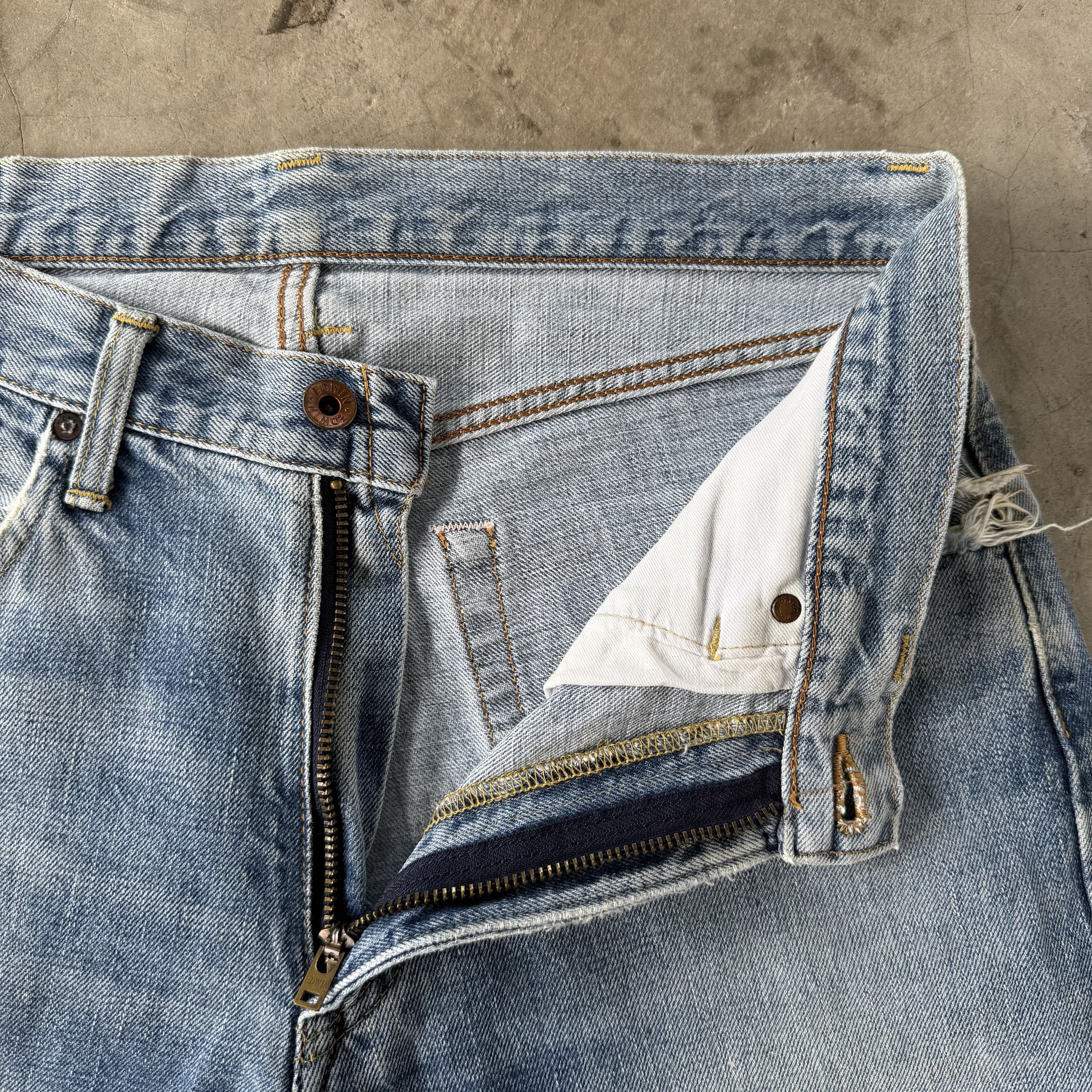 Edwin W33 Vintage Edwin Selvedge Denim Jean Pants Size US 33 - 6 Thumbnail