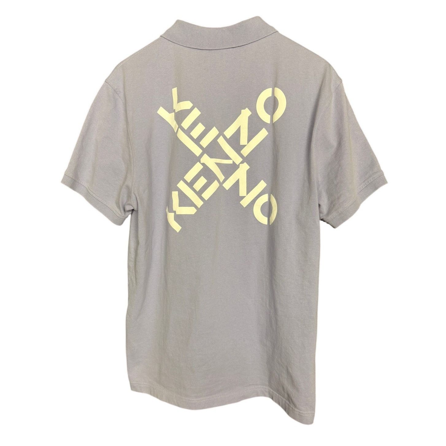 Kenzo Kenzo Cross Logo Light Purple Men's Polo Shirt Preppy Size M Size US M / EU 48-50 / 2 - 3 Thumbnail
