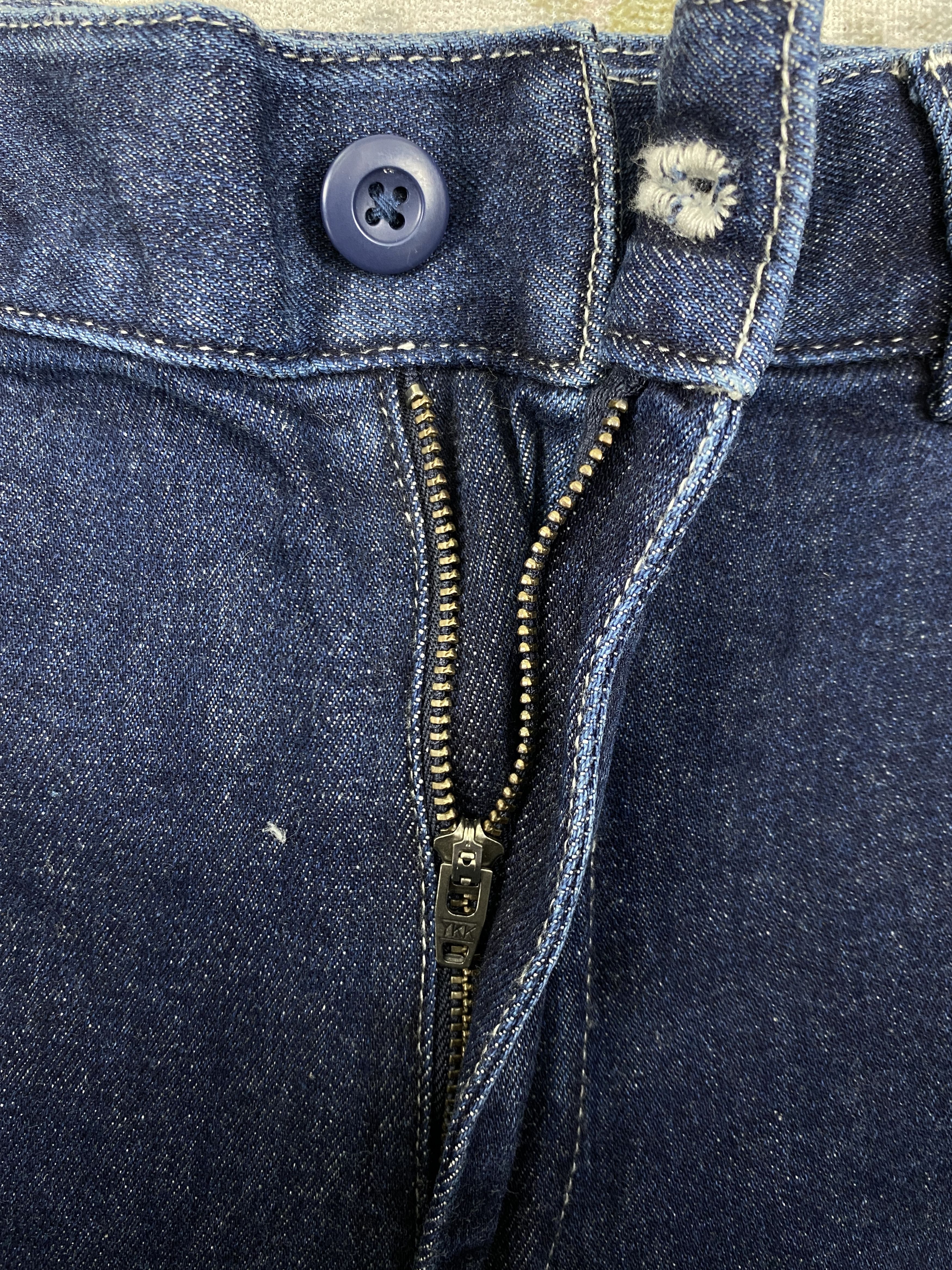 Japanese Brand Dark Blue Uniqlo Flare Jeans 27x28.5 Denim- JN3863 Size US 27 - 6 Thumbnail