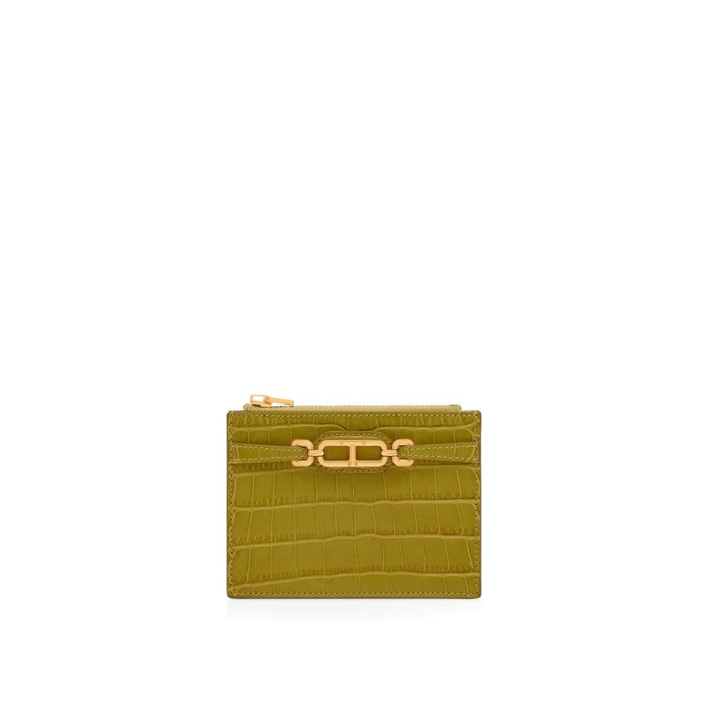 Tom Ford o1loc1c0425 S0476 Size: OS /Leather Zipped Card Holder Size ONE SIZE - 1 Thumbnail