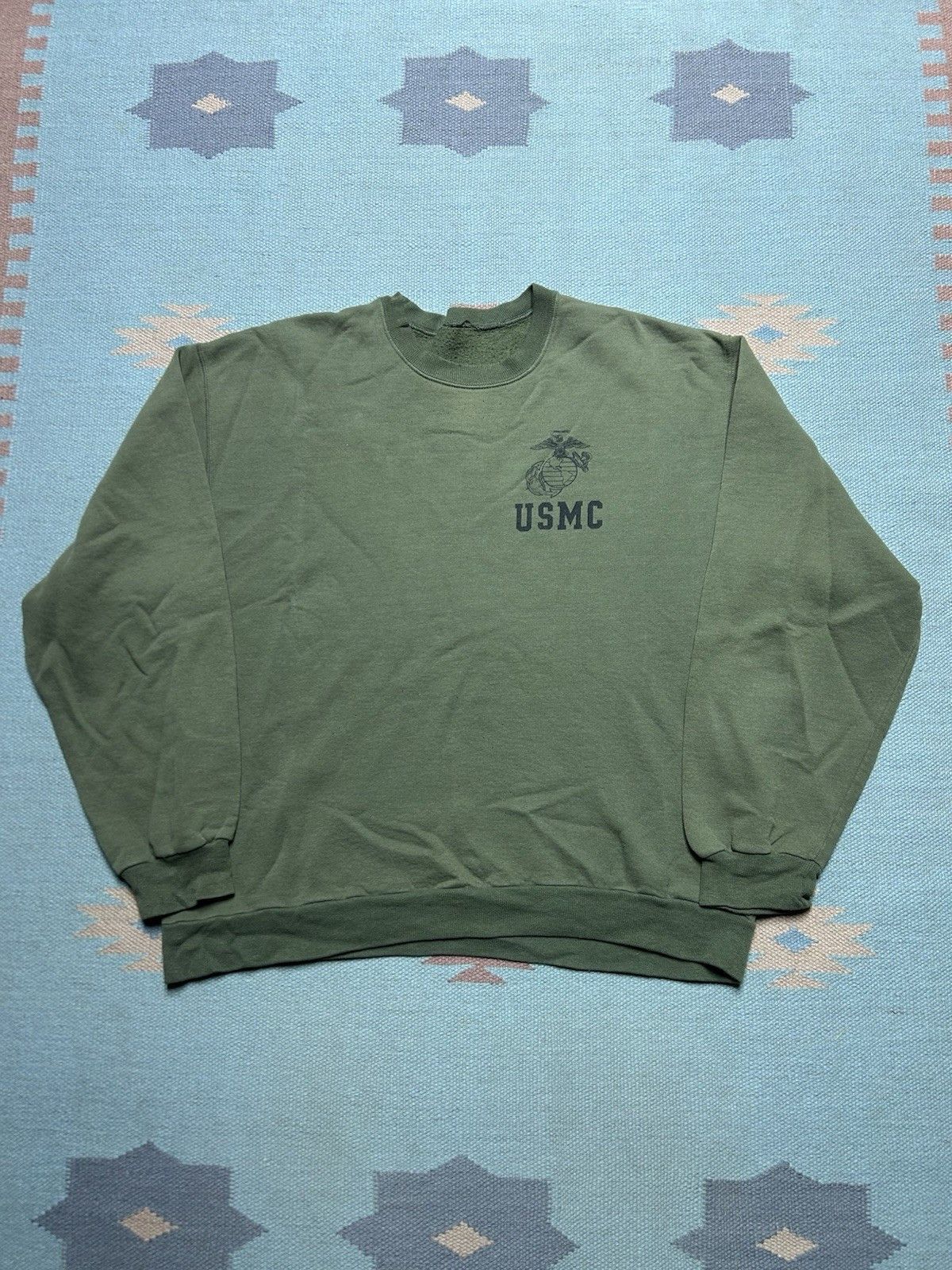 Vintage VTG USMC sweatsuit 2 piece sweatpants sweatshirt marine M Size US M / EU 48-50 / 2 - 2 Thumbnail