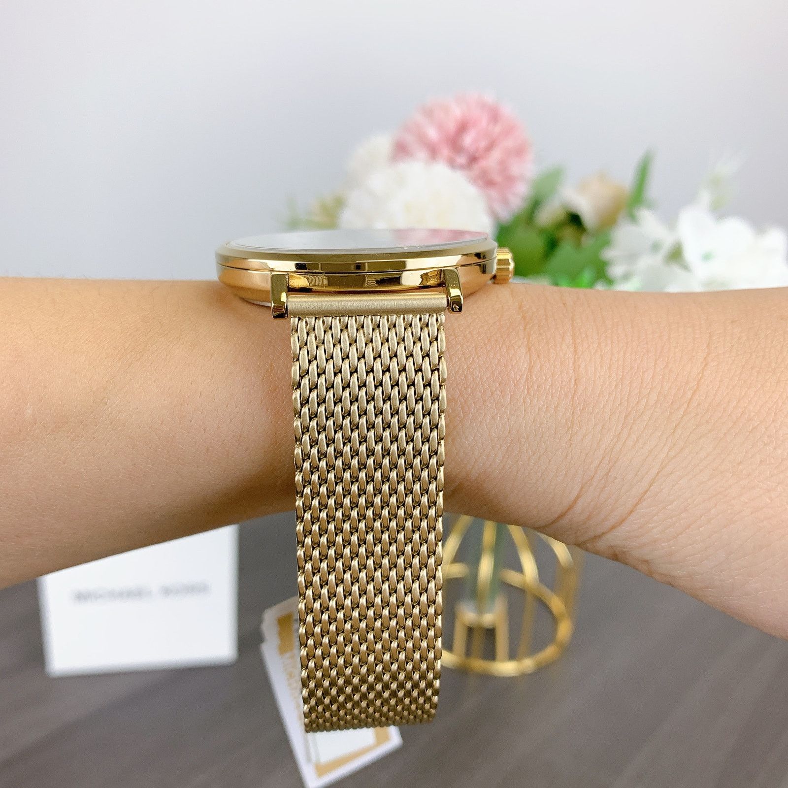Michael Kors Michael Kors MK7150 Auden Three-Hand Gold-Tone Alloy Watch Size ONE SIZE - 5 Thumbnail