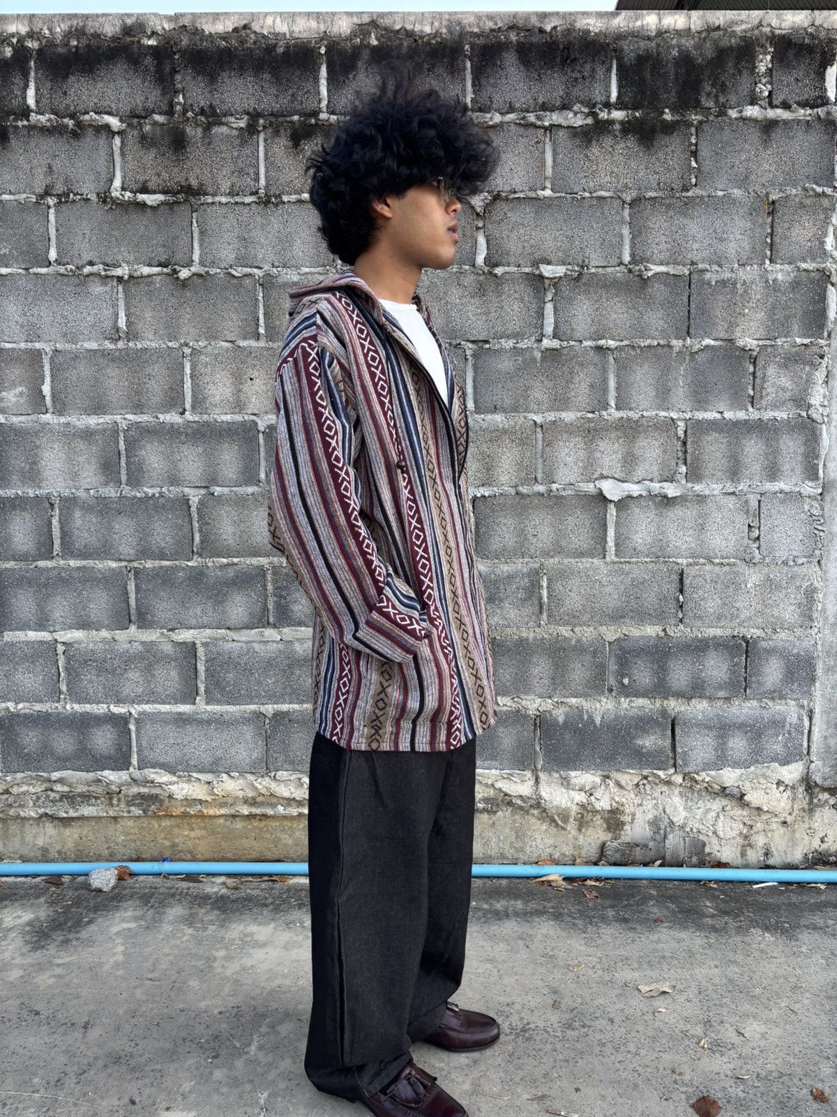 If Six Was Nine Woven Knit Wear Hoodie Zip Jacket Coat Size US XL / EU 56 / 4 - 14 Thumbnail