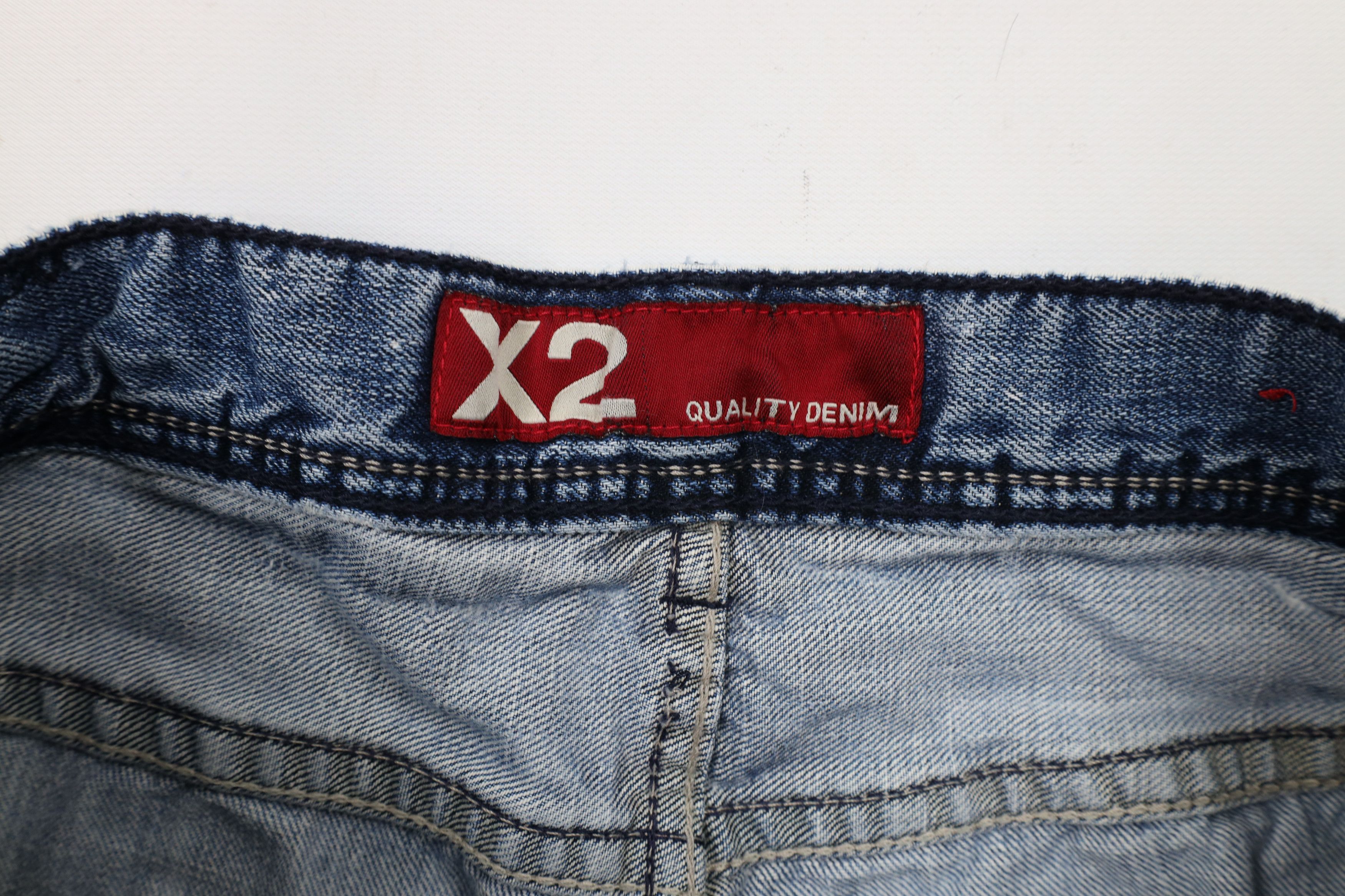 Express × Vintage Vintage Express X2 Denim Loose Fit Boot Cut Denim Jeans Size US 34 / EU 50 - 9 Thumbnail