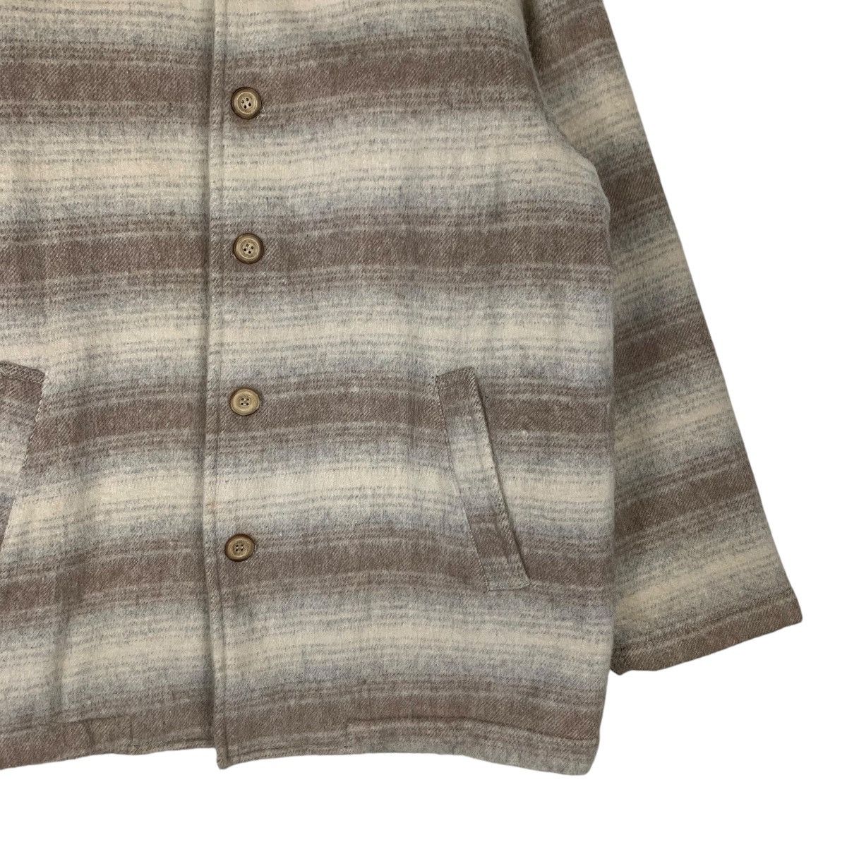 Flannel PRACT STUDIO Wool Rayon Flannel Jacket #1308-C59 Size US M / EU 48-50 / 2 - 4 Thumbnail