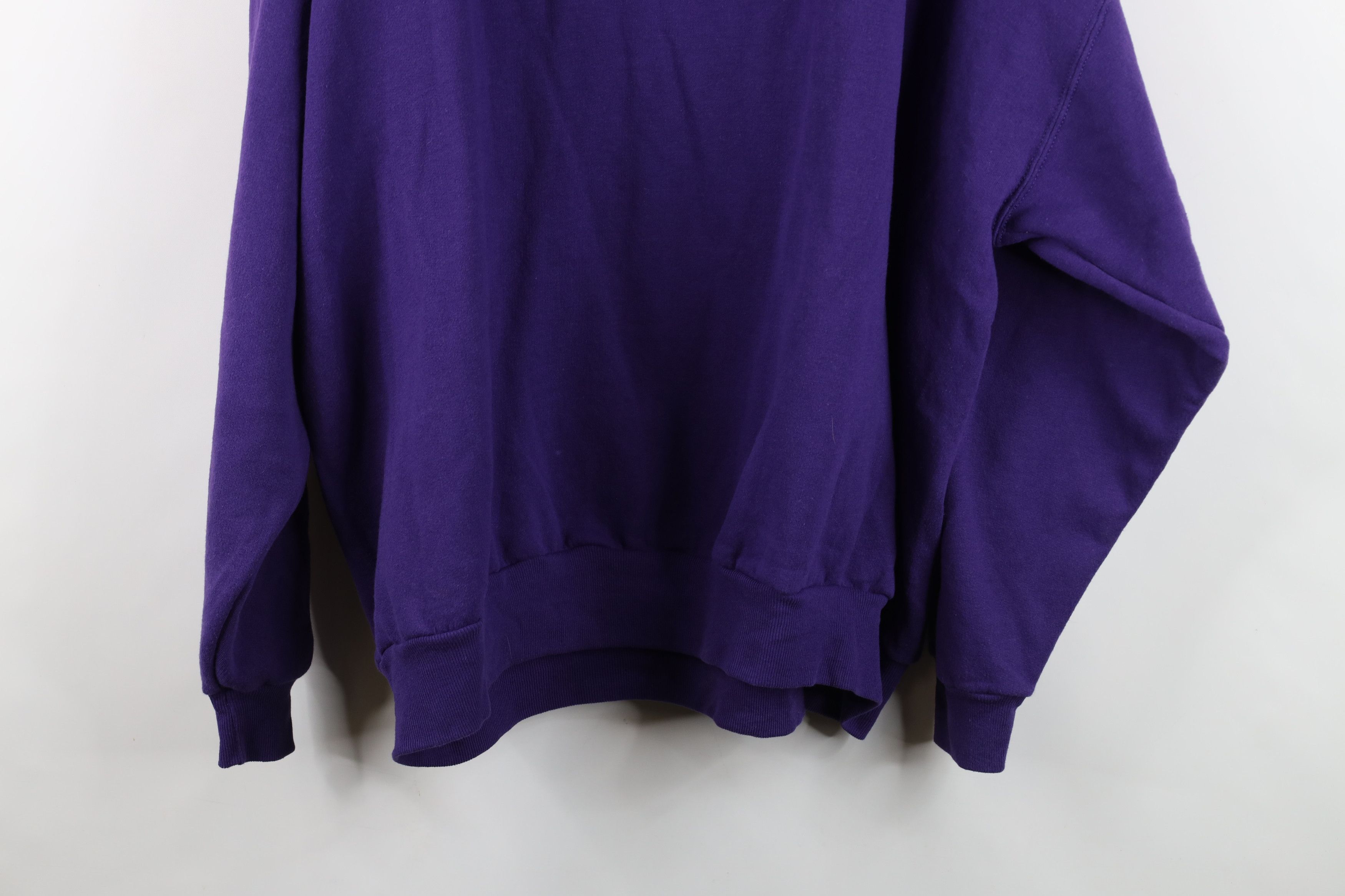 Vintage Vintage 90s Streetwear Head Layered Sweatshirt Purple Size XXL / US 16-18 / IT 52-54 - 15 Thumbnail