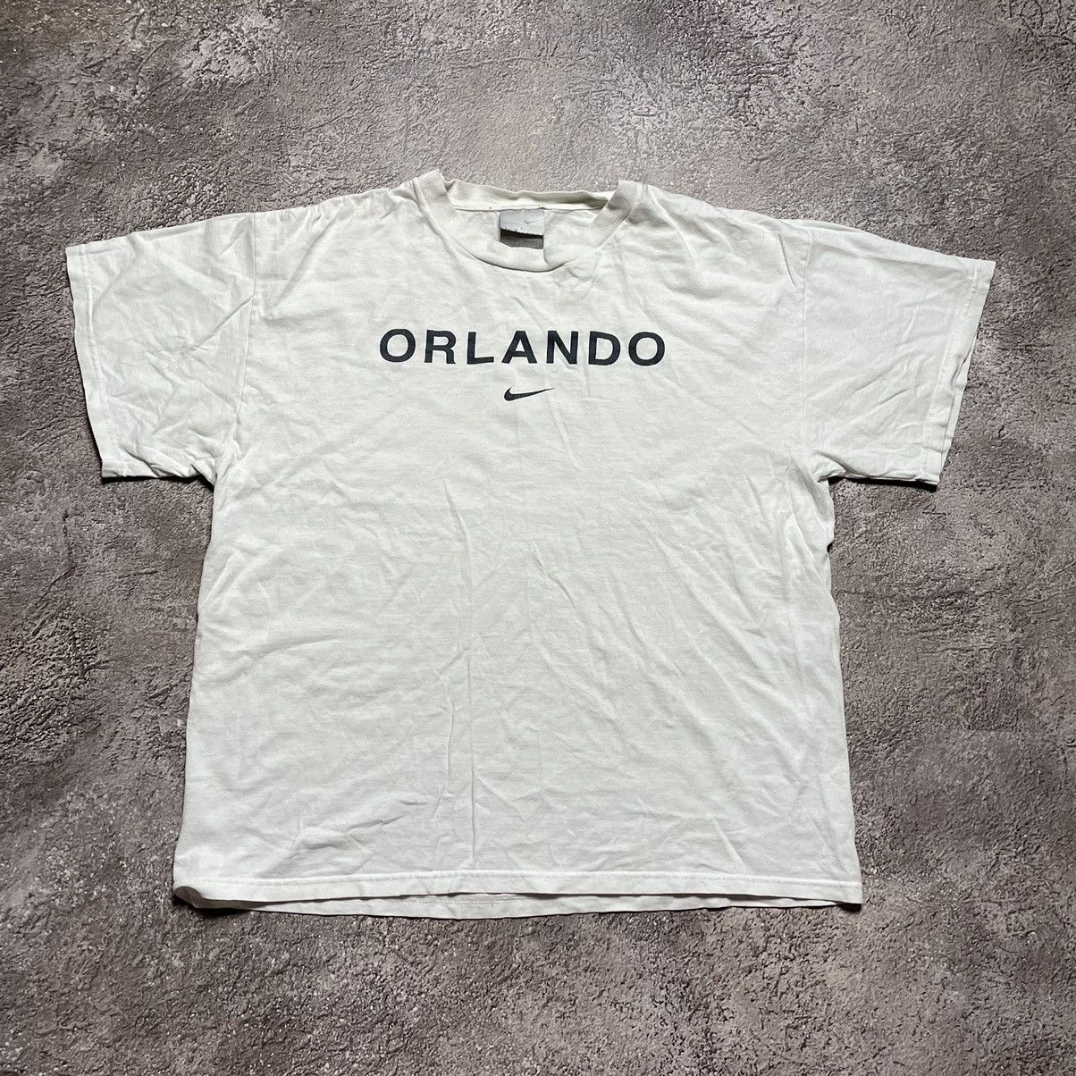 Vintage Vintage 90s Orlando Sun Faded Graphic Tee Cream Oversized L Size US L / EU 52-54 / 3 - 2 Thumbnail
