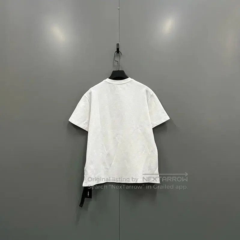 Louis Vuitton Louis Vuitton White Cotton Logo Short Sleeve T-Shirt . Size US L / EU 52-54 / 3 - 4 Thumbnail