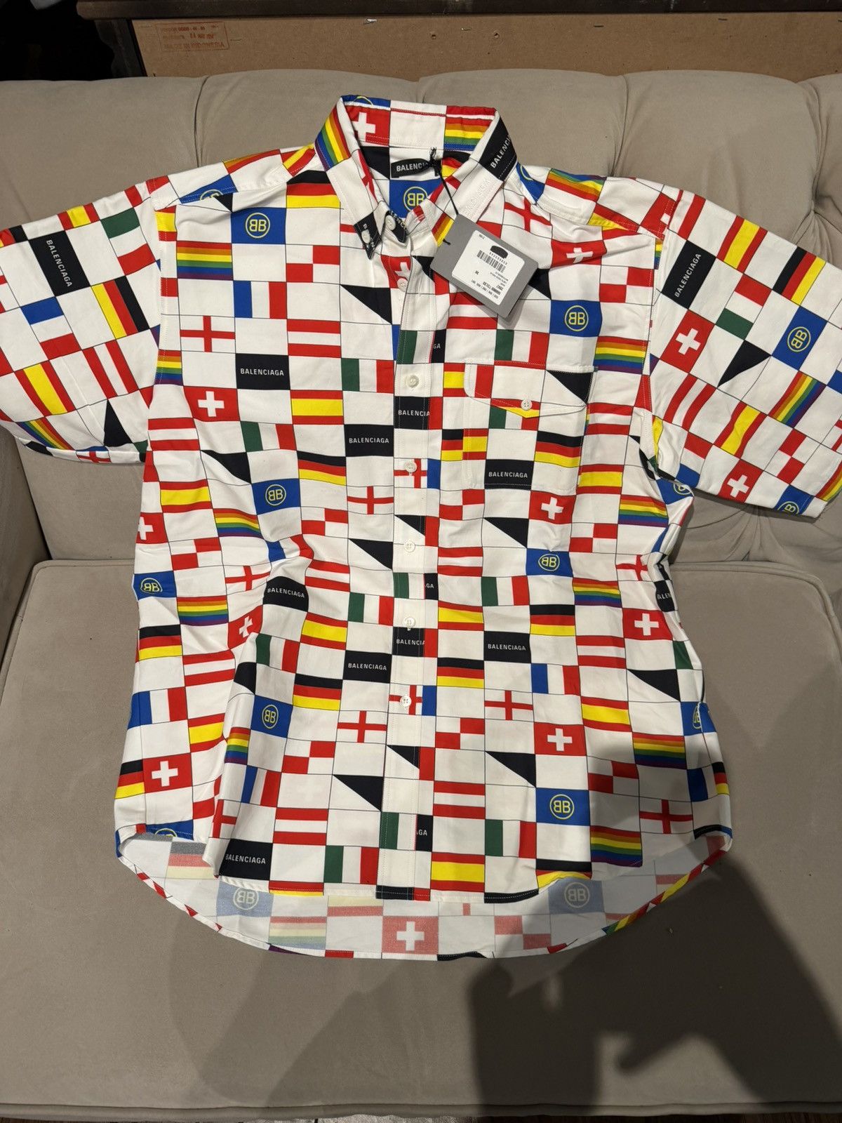 Balenciaga Balenciaga Check Flannel Shirt | Grailed