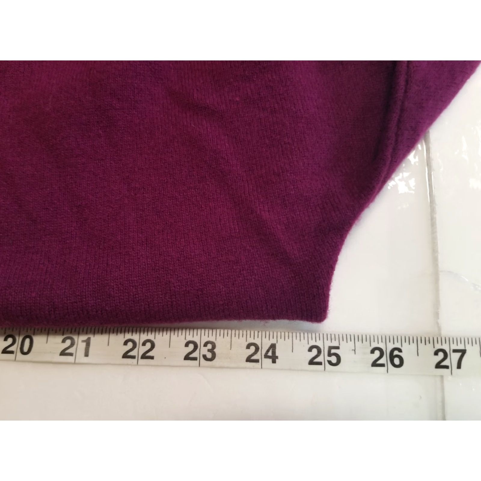 Jigsaw Jigsaw Jumper Bourgundy Knit Long Sleeve Back Button Up Burgundy L Women Size L Wool Blend 3/4 Sleeve Size L / US 10 / IT 46 - 4 Thumbnail