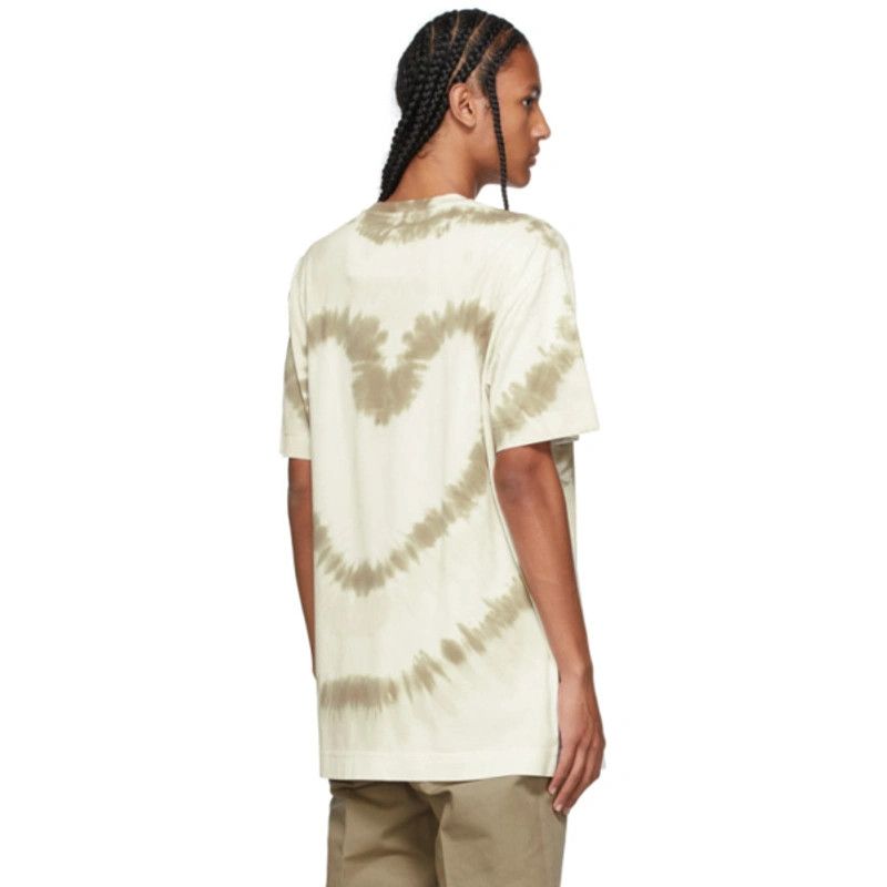 Givenchy Green And White Tie Dye Heart Logo Oversized T-Shirt Size S / US 4 / IT 40 - 4 Thumbnail