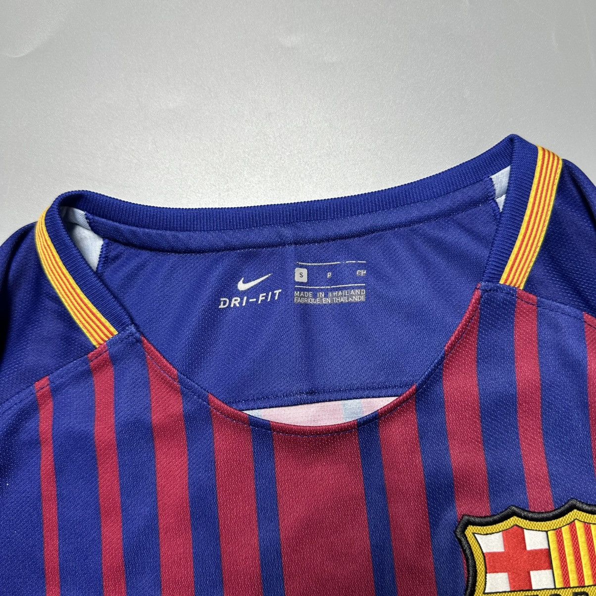Nike BARCELONA NIKE 2017/2018 FOOTBALL HOME JERSEY #10 MESSI Size US S / EU 44-46 / 1 - 5 Thumbnail