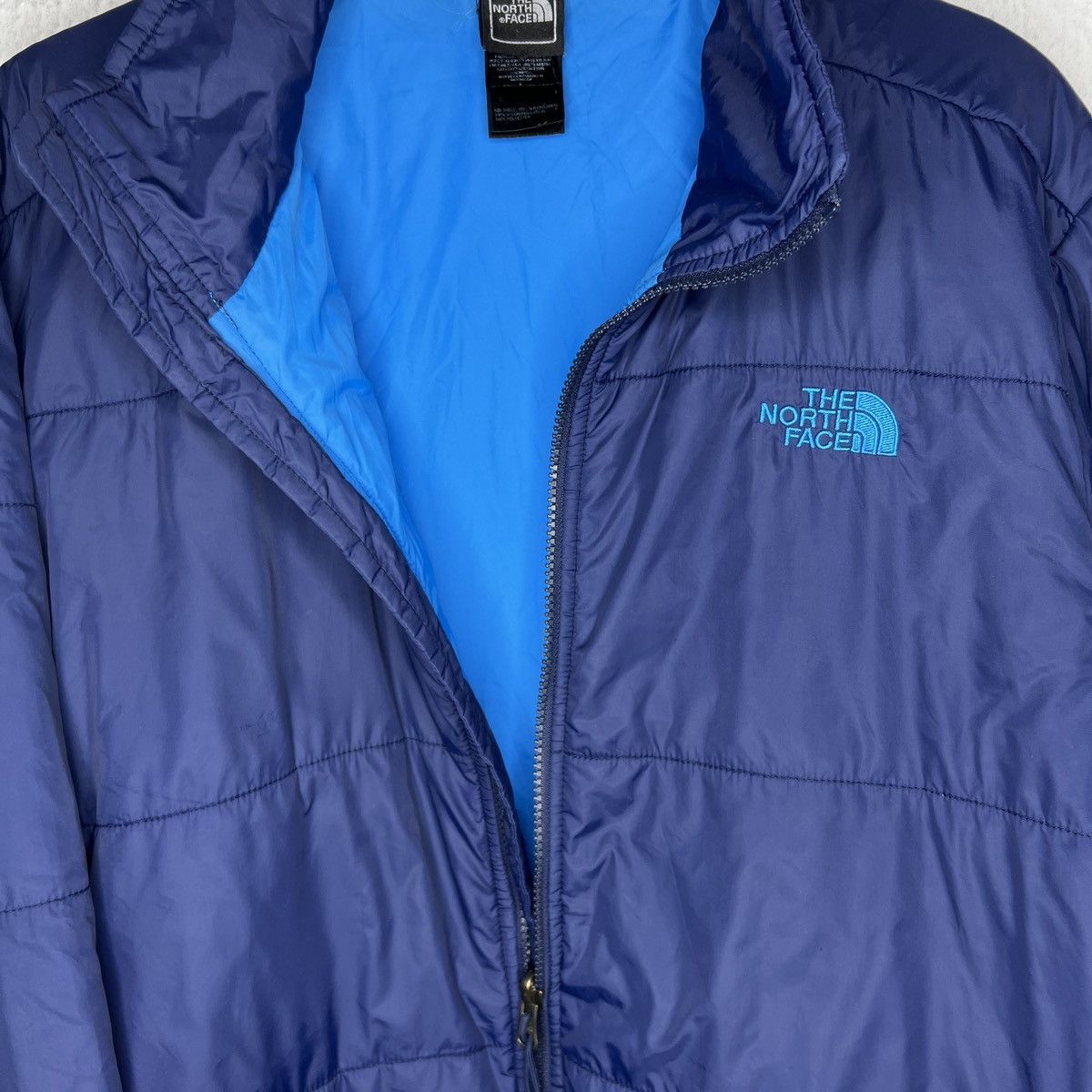 The North Face The North Face Puffer Light Jacket Navy Logo Size US XL / EU 56 / 4 - 11 Thumbnail