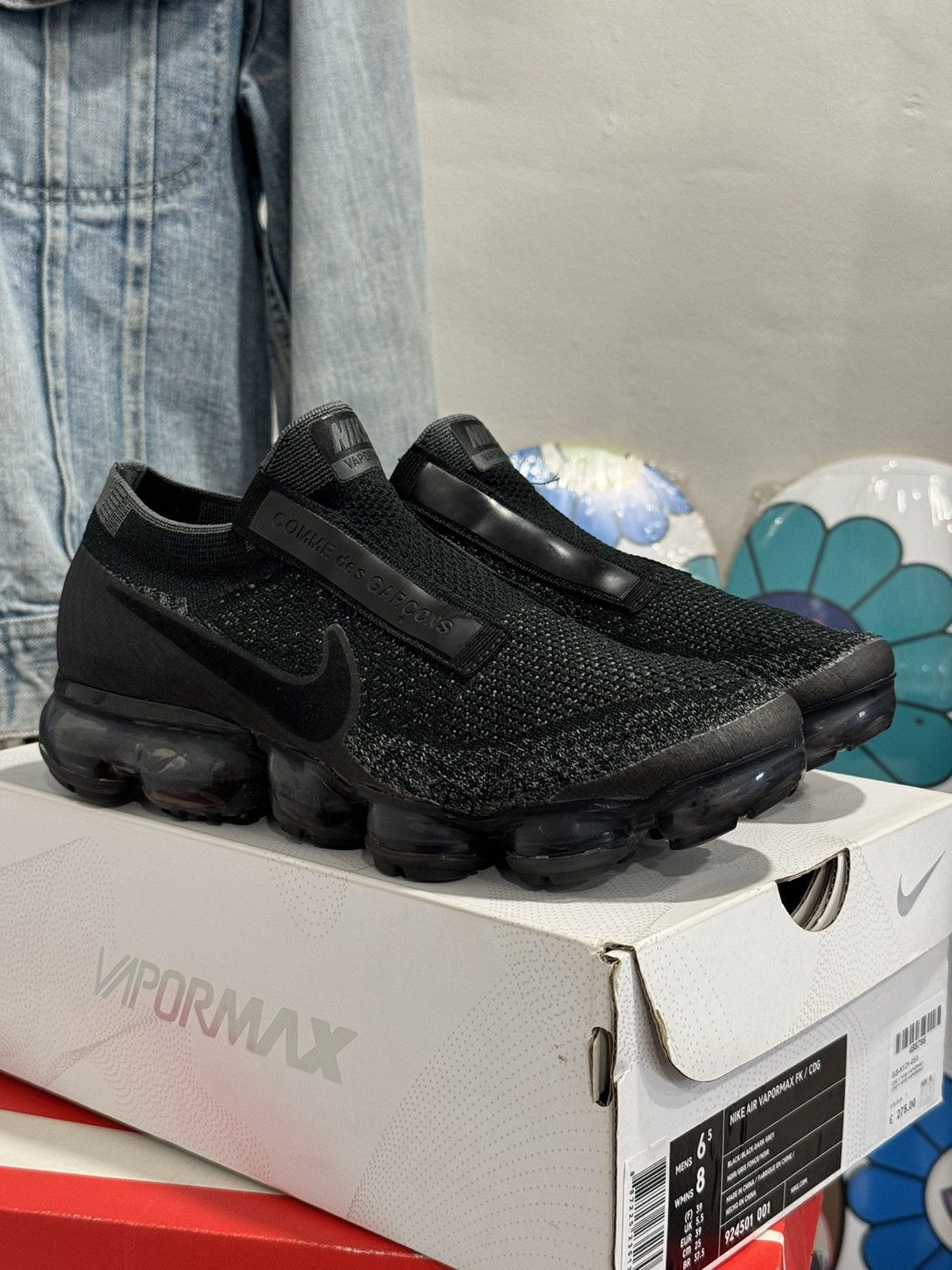 Footwear Nike Air Vapormax Cdg Black Nike Comme Des Garçons Air