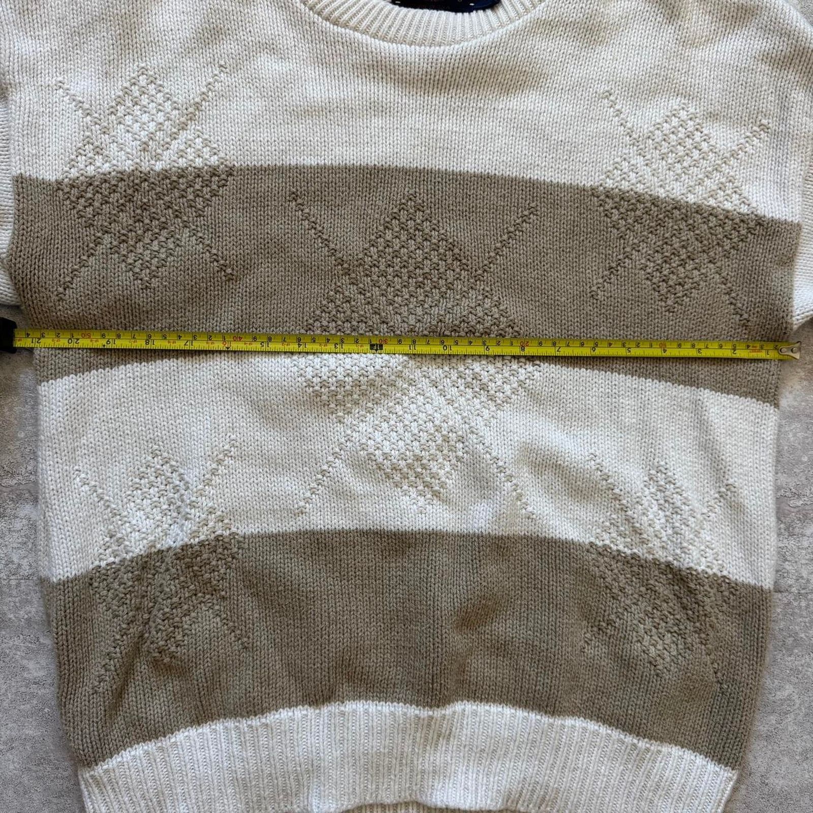 Other Vintage Lake Harmony USA Knit Sweater – Men’s Medium – Ivory Size US M / EU 48-50 / 2 - 5 Thumbnail